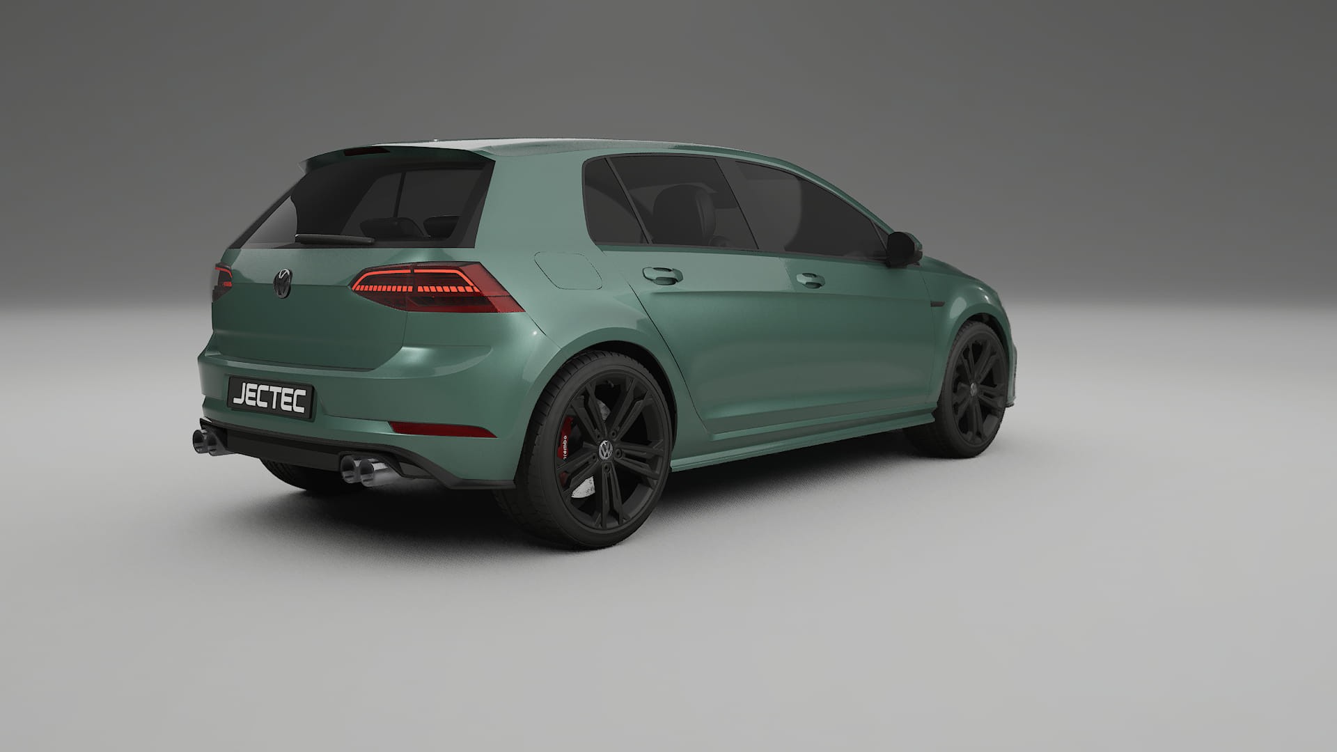 VW Golf Mk7 TPU Lackskyddsfilm | EVERGREEN Färgskiftande PPF – Komplett Förskuret Kit