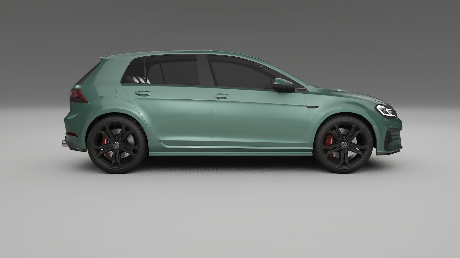 VW Golf Mk7 TPU Lackskyddsfilm | EVERGREEN Färgskiftande PPF – Komplett Förskuret Kit