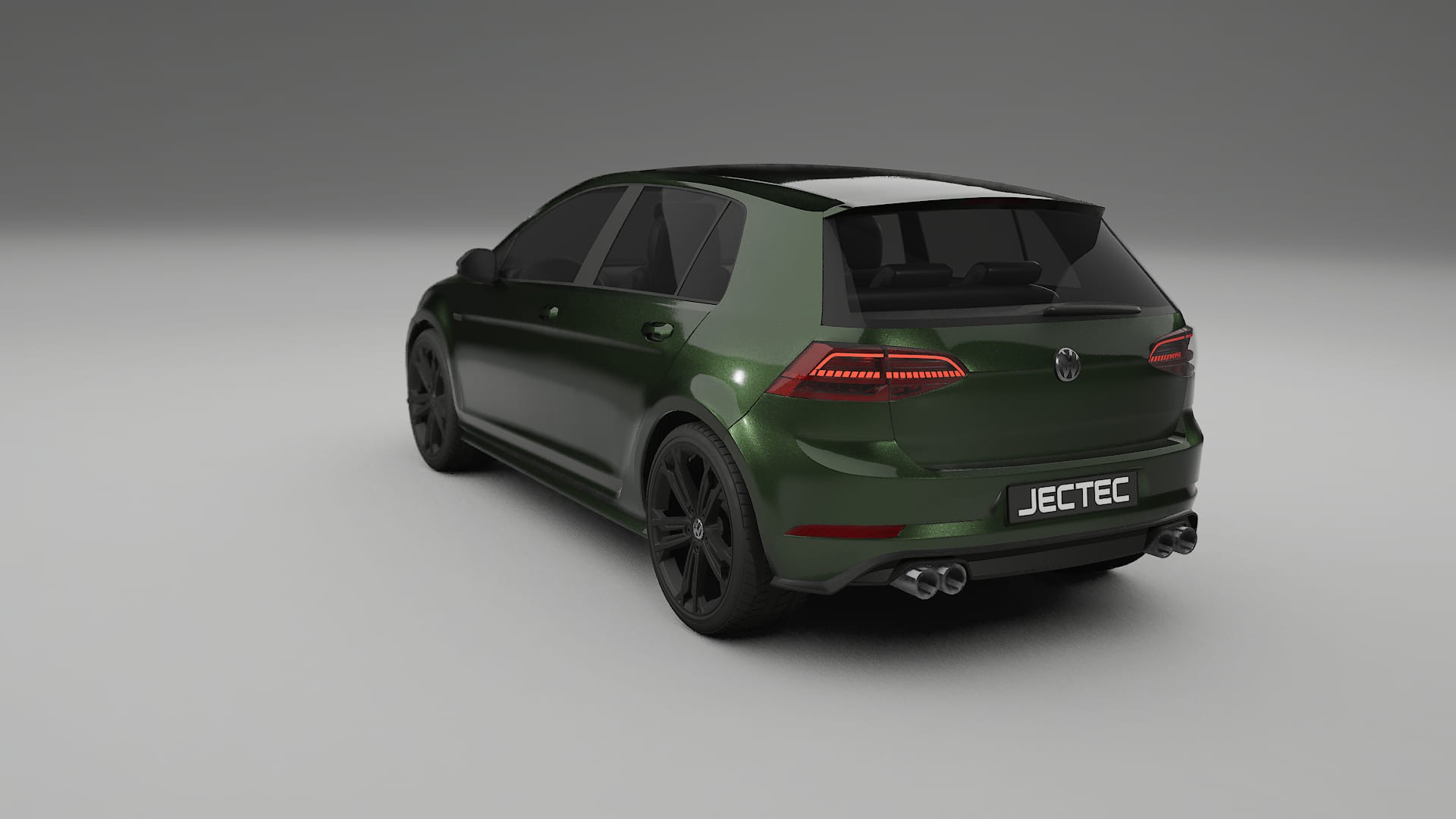 VW Golf Mk7 TPU Lackskyddsfilm | LAGOON Färgskiftande PPF – Komplett Förskuret Kit
