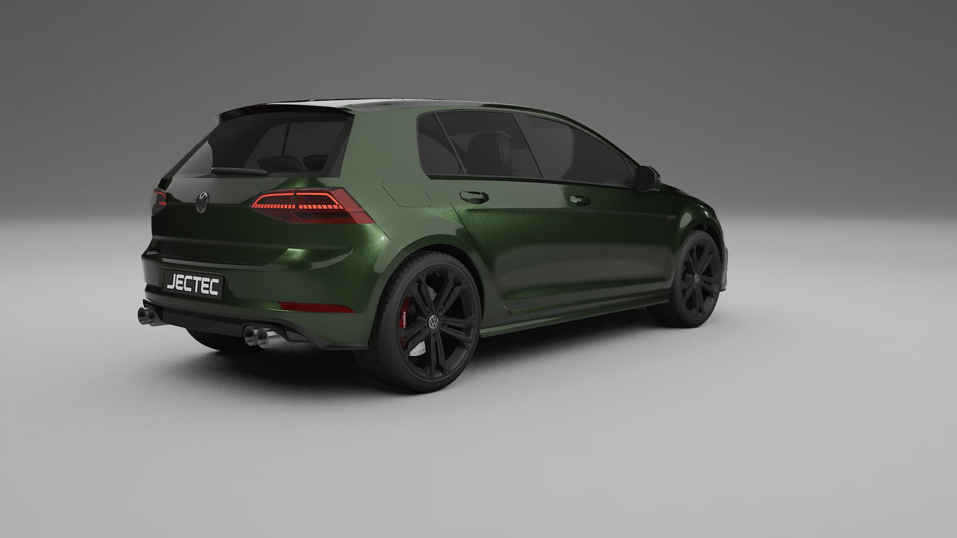 VW Golf Mk7 TPU Lackskyddsfilm | LAGOON Färgskiftande PPF – Komplett Förskuret Kit