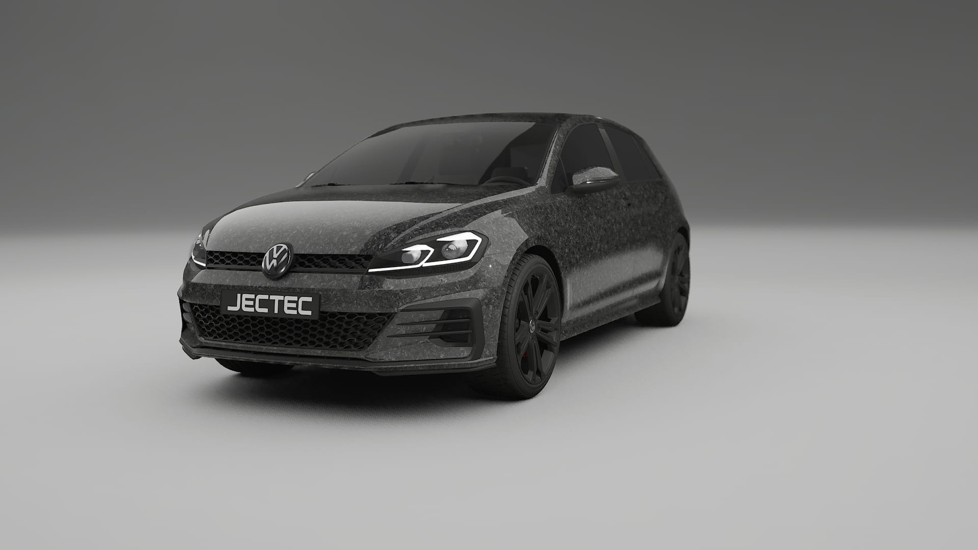 VW Golf Mk7 TPU Lackskyddsfilm | FORGED S Färgskiftande PPF – Komplett Förskuret Kit 2
