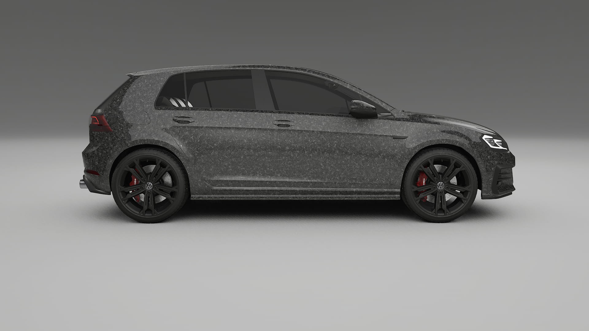 VW Golf Mk7 TPU Lackskyddsfilm | FORGED S Färgskiftande PPF – Komplett Förskuret Kit