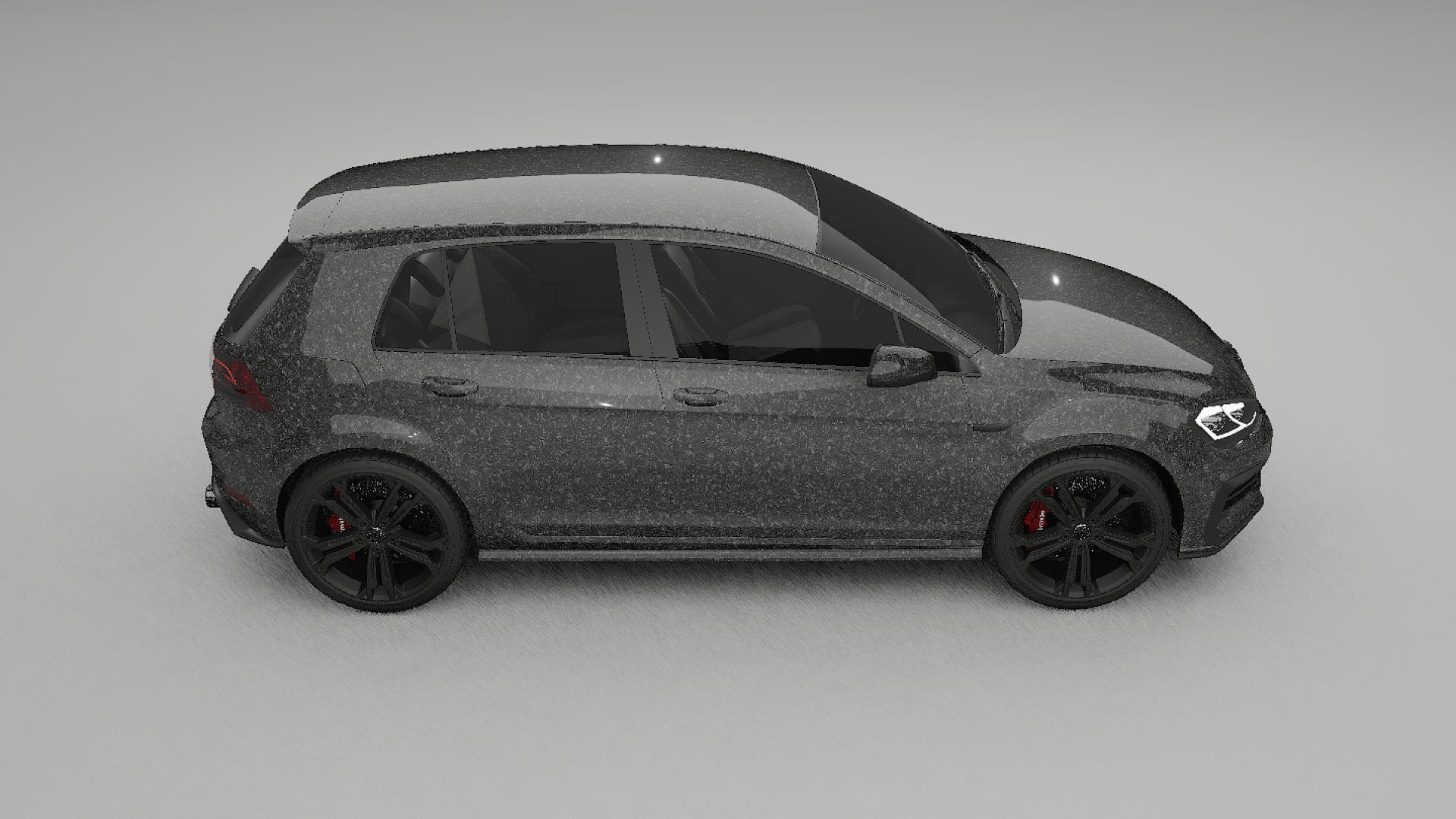 VW Golf Mk7 TPU Lackskyddsfilm | FORGED S Färgskiftande PPF – Komplett Förskuret Kit