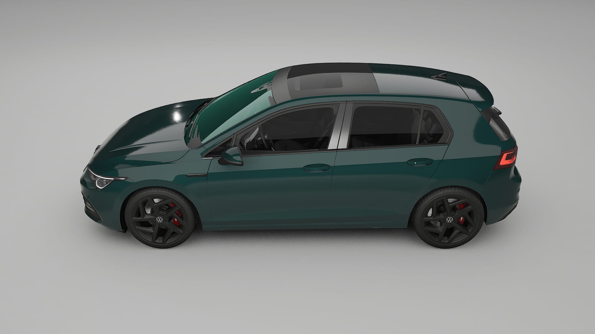 VW Golf Mk8 TPU Lackskyddsfilm | INFERNO Färgskiftande PPF – Komplett Förskuret Kit