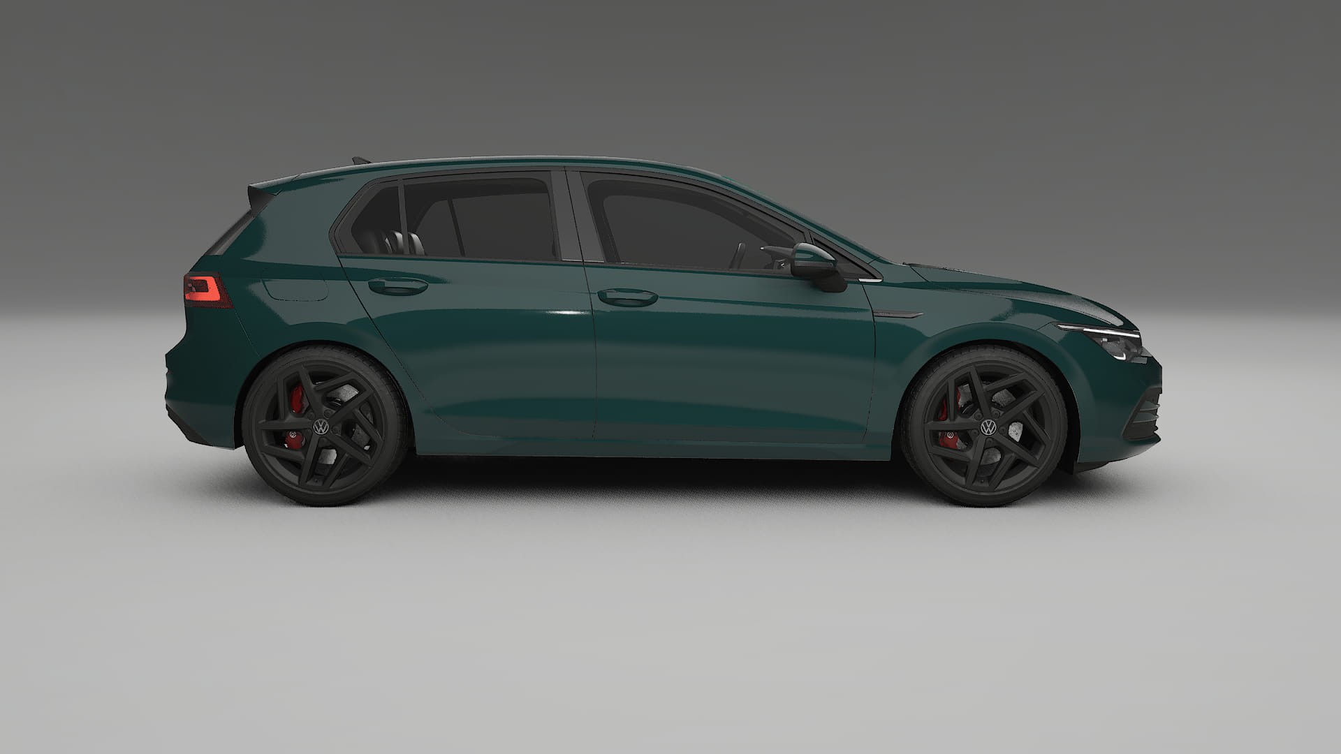 VW Golf Mk8 TPU Lackskyddsfilm | INFERNO Färgskiftande PPF – Komplett Förskuret Kit