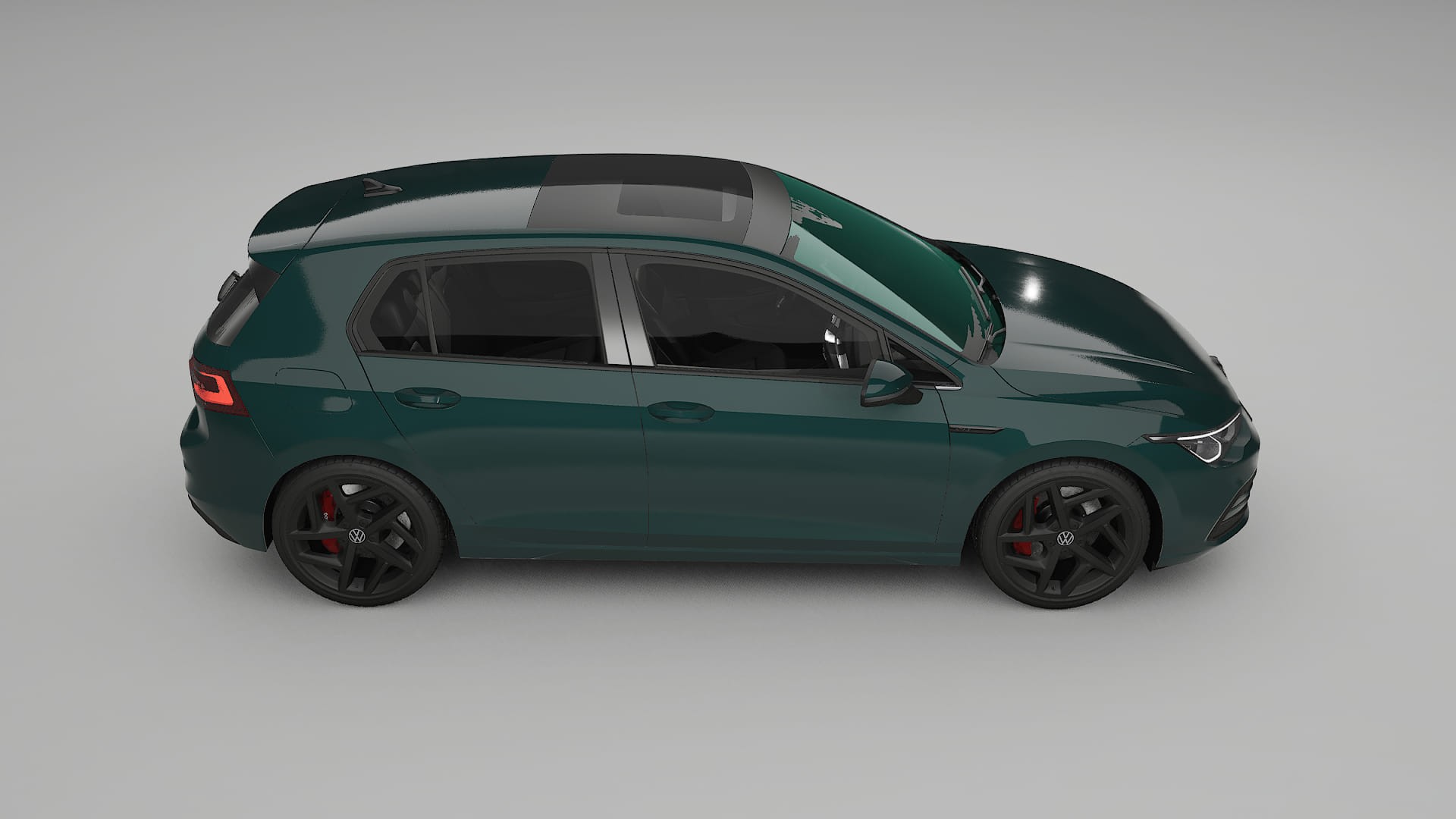 VW Golf Mk8 TPU Lackskyddsfilm | INFERNO Färgskiftande PPF – Komplett Förskuret Kit