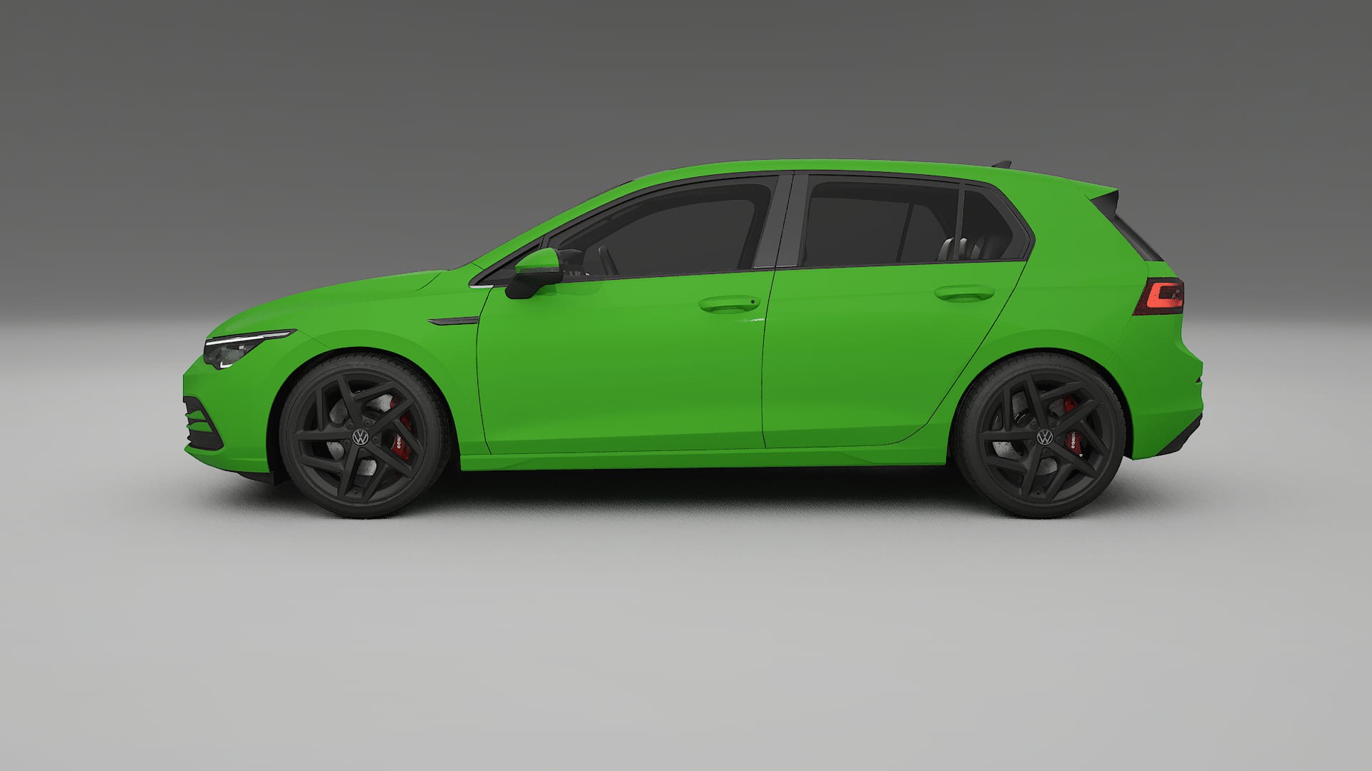 VW Golf Mk8 TPU Lackskyddsfilm | VENOM Färgskiftande PPF – Komplett Förskuret Kit