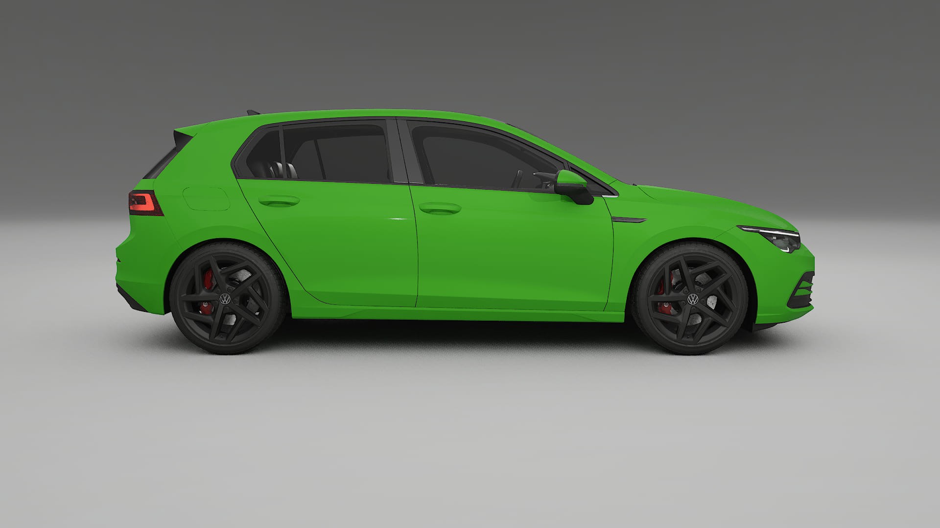 VW Golf Mk8 TPU Lackskyddsfilm | VENOM Färgskiftande PPF – Komplett Förskuret Kit