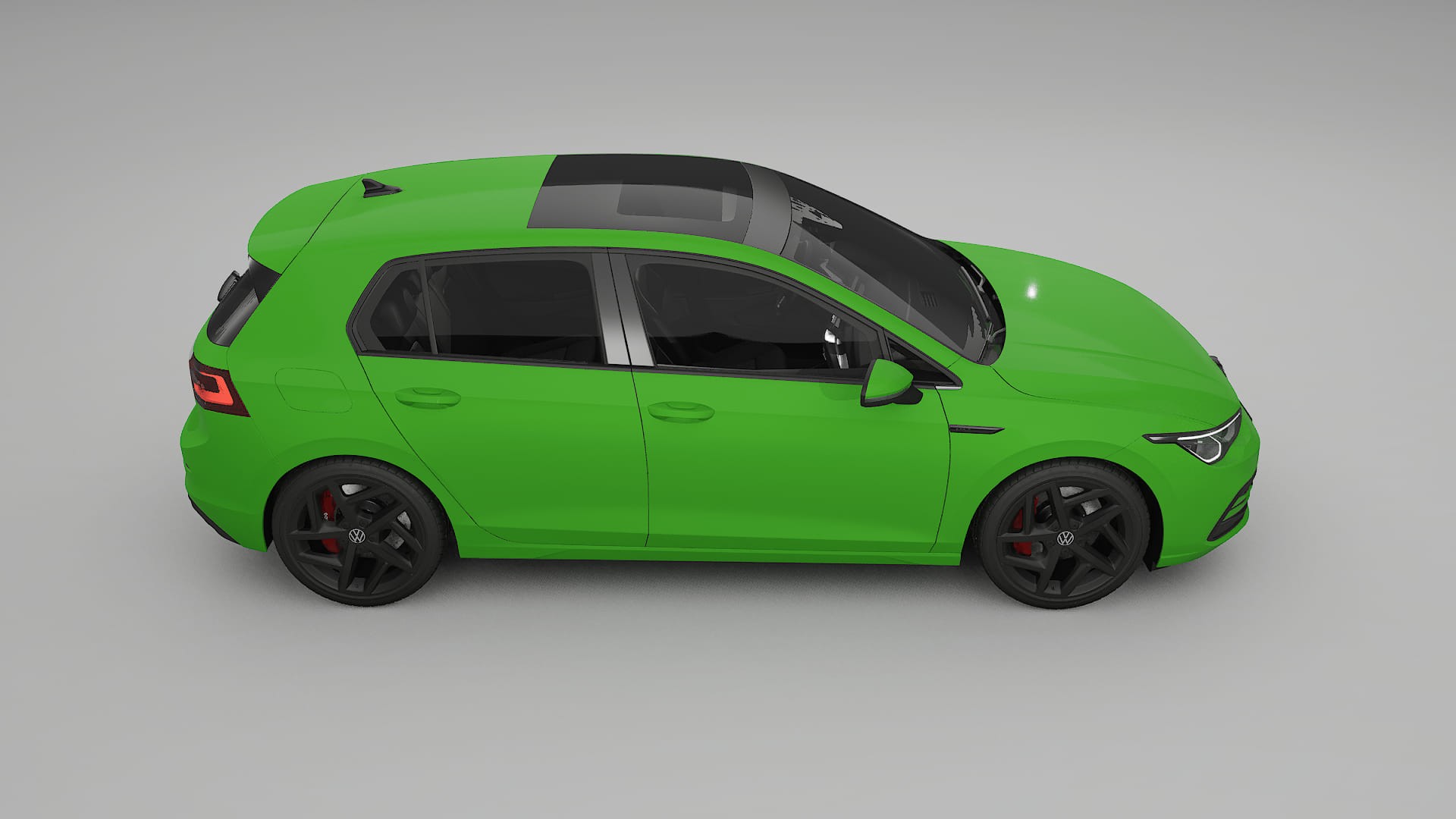 VW Golf Mk8 TPU Lackskyddsfilm | VENOM Färgskiftande PPF – Komplett Förskuret Kit