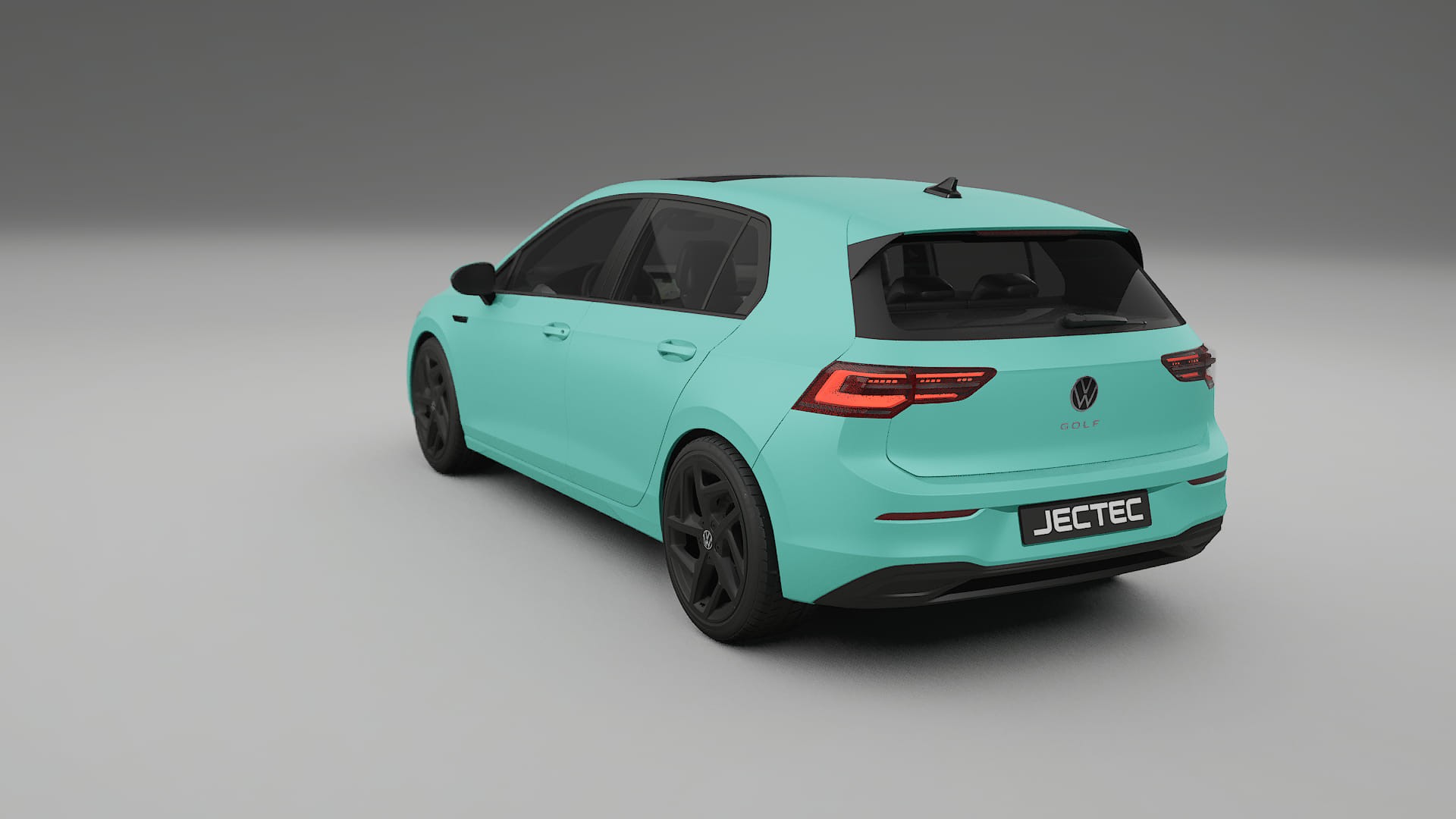 VW Golf Mk8 TPU Lackskyddsfilm | FROST Färgskiftande PPF – Komplett Förskuret Kit
