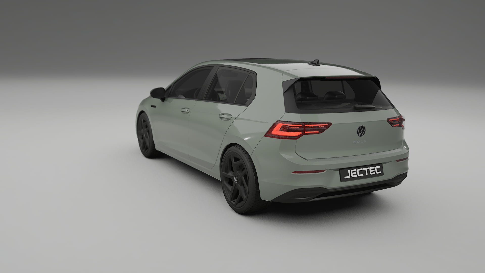 VW Golf Mk8 TPU Lackskyddsfilm | SLATE Färgskiftande PPF – Komplett Förskuret Kit