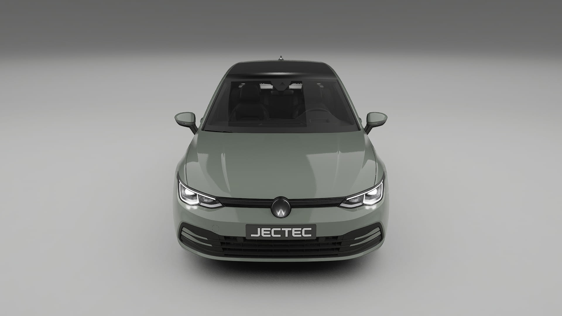 VW Golf Mk8 TPU Lackskyddsfilm | SLATE Färgskiftande PPF – Komplett Förskuret Kit