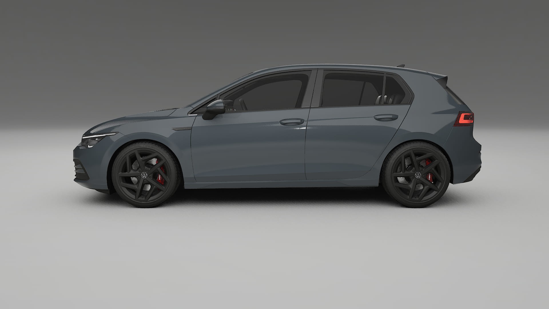 VW Golf Mk8 TPU Lackskyddsfilm | GRANITE Färgskiftande PPF – Komplett Förskuret Kit