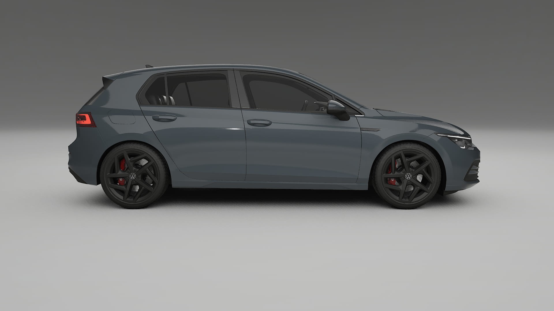 VW Golf Mk8 TPU Lackskyddsfilm | GRANITE Färgskiftande PPF – Komplett Förskuret Kit