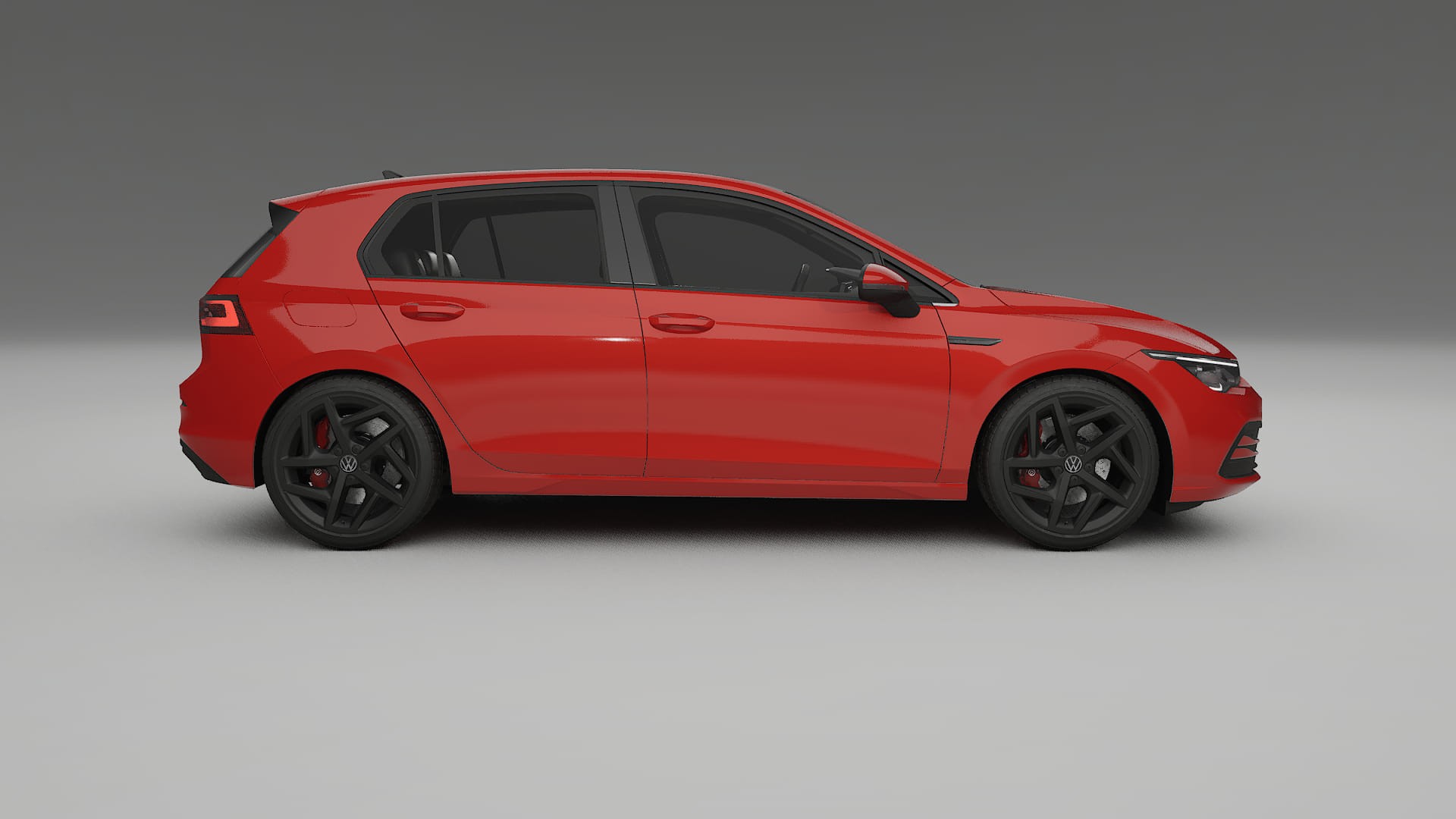 VW Golf Mk8 TPU Lackskyddsfilm | BLAZE Färgskiftande PPF – Komplett Förskuret Kit