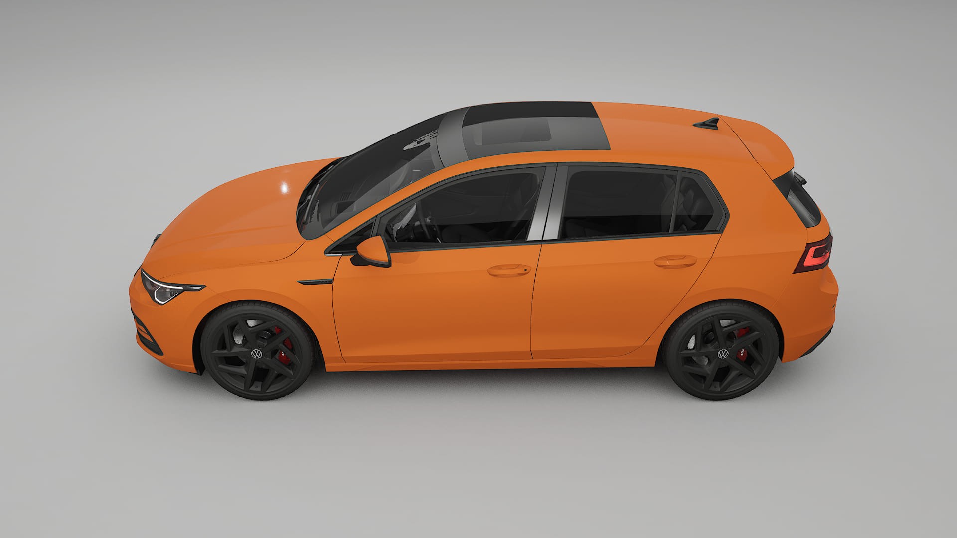 VW Golf Mk8 TPU Lackskyddsfilm | ROCKET Färgskiftande PPF – Komplett Förskuret Kit