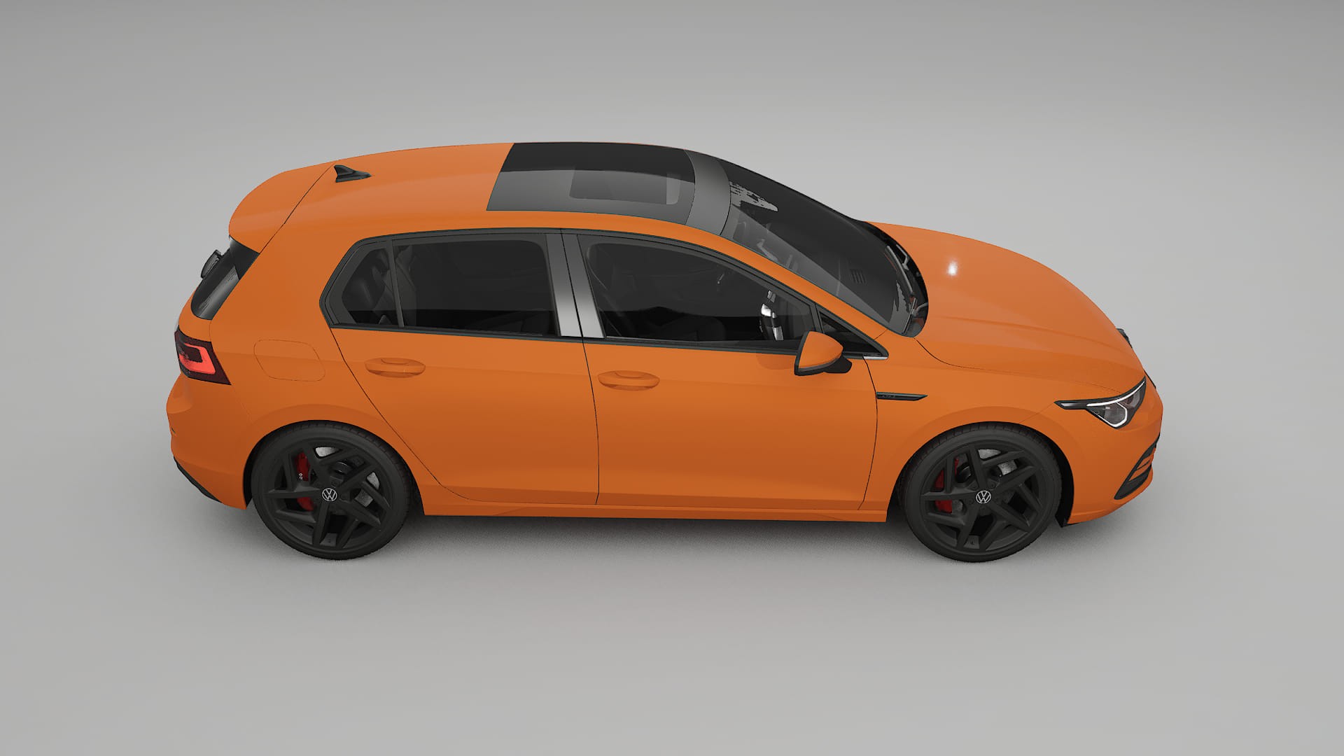 VW Golf Mk8 TPU Lackskyddsfilm | ROCKET Färgskiftande PPF – Komplett Förskuret Kit
