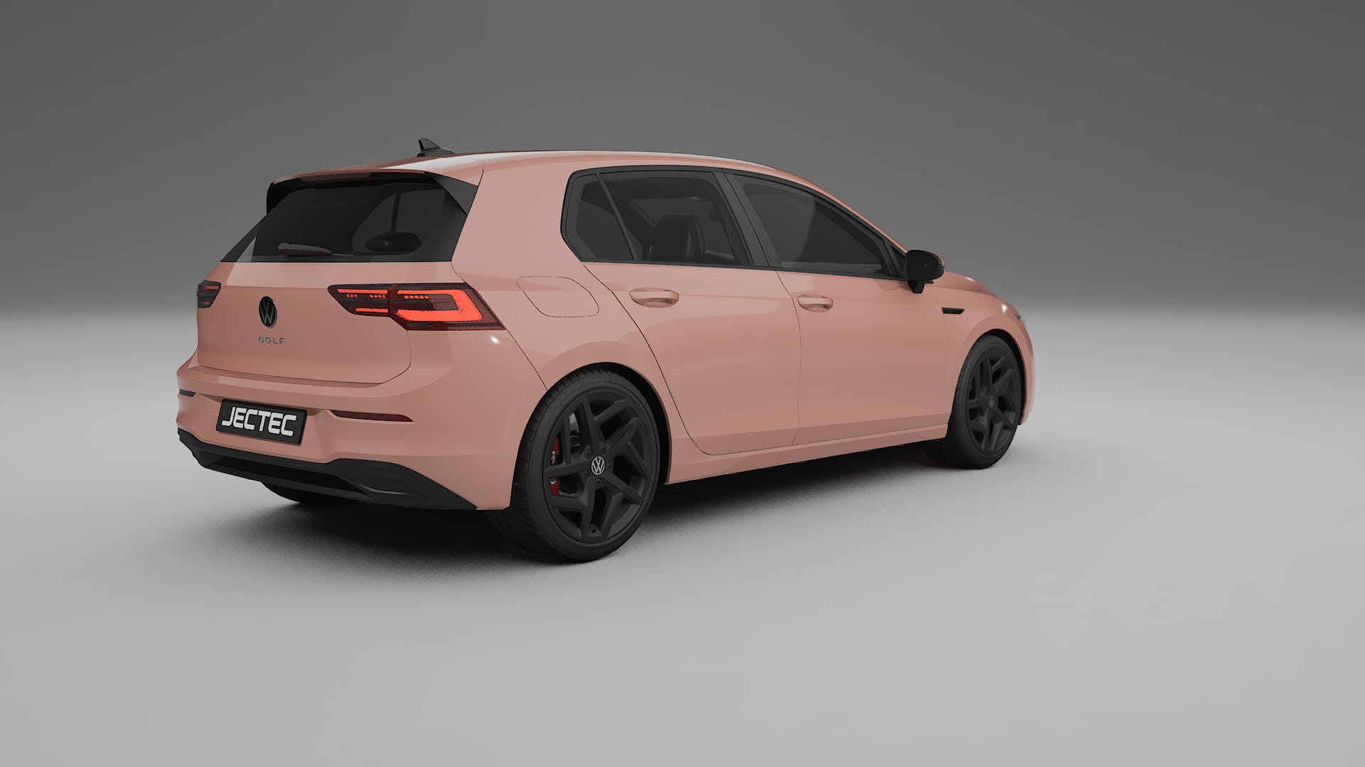 VW Golf Mk8 TPU Lackskyddsfilm | BLUSH Färgskiftande PPF – Komplett Förskuret Kit