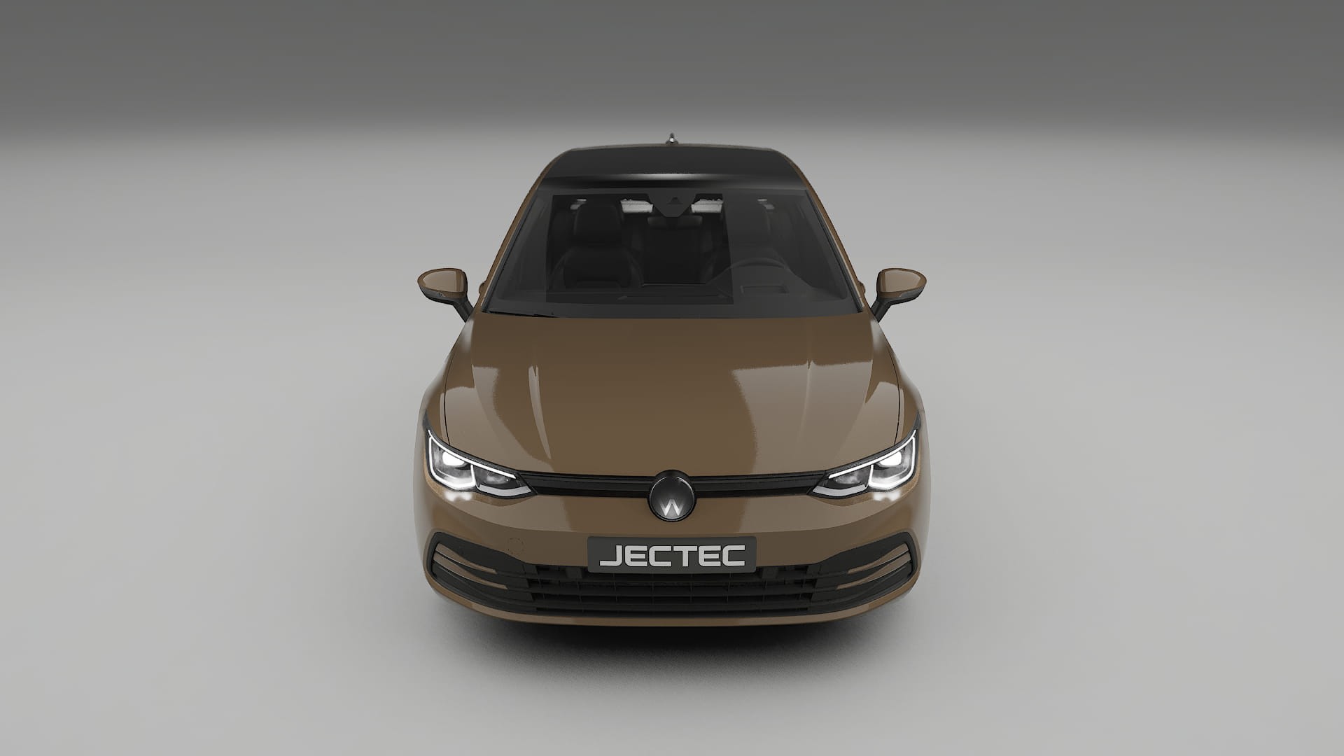 VW Golf Mk8 TPU Lackskyddsfilm | SAHARA Färgskiftande PPF – Komplett Förskuret Kit