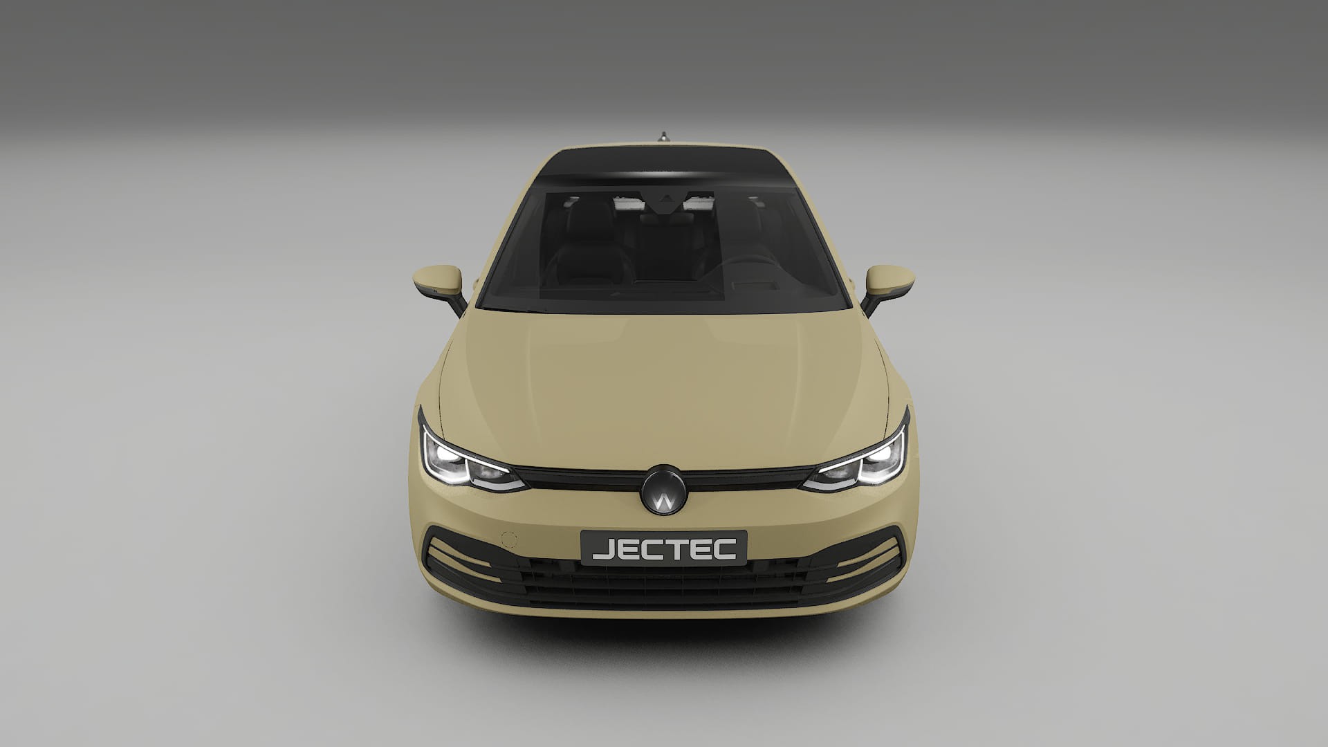 VW Golf Mk8 TPU Lackskyddsfilm | SAND Färgskiftande PPF – Komplett Förskuret Kit