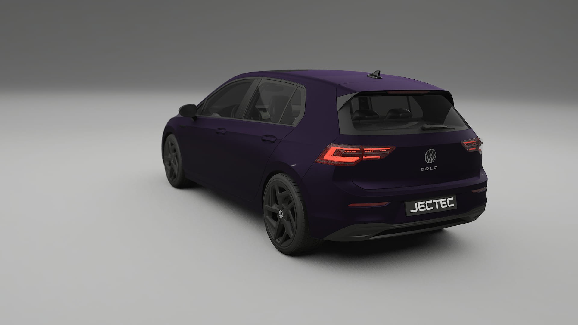 VW Golf Mk8 TPU Lackskyddsfilm | VIOLET Färgskiftande PPF – Komplett Förskuret Kit