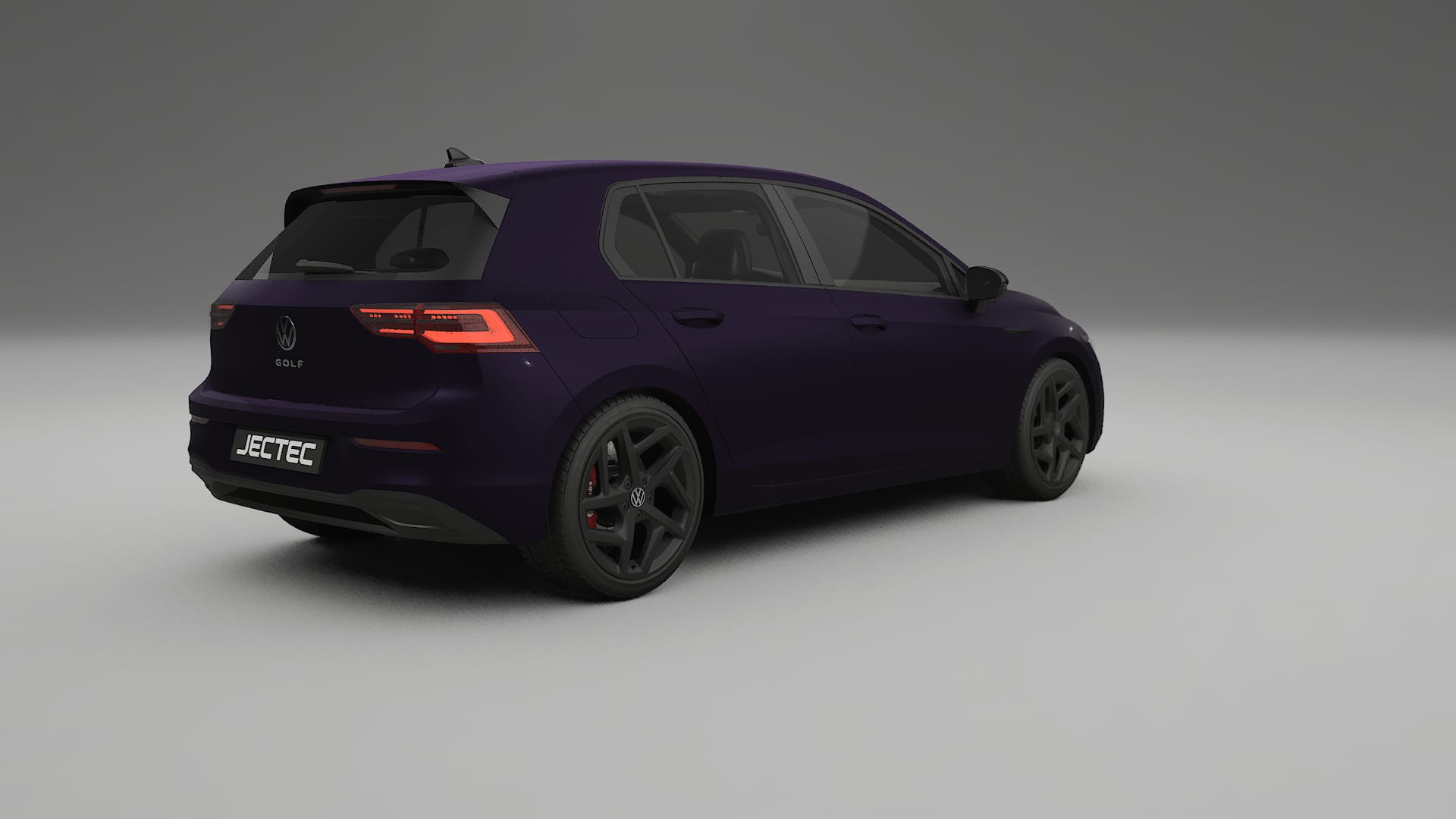 VW Golf Mk8 TPU Lackskyddsfilm | VIOLET Färgskiftande PPF – Komplett Förskuret Kit