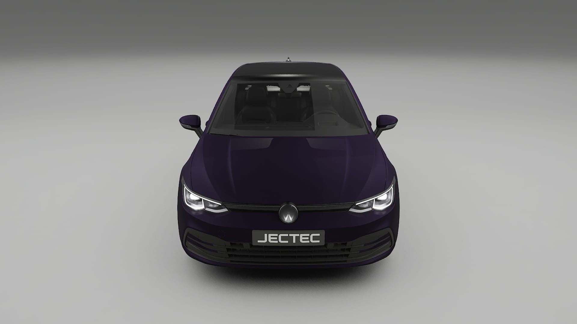 VW Golf Mk8 TPU Lackskyddsfilm | VIOLET Färgskiftande PPF – Komplett Förskuret Kit