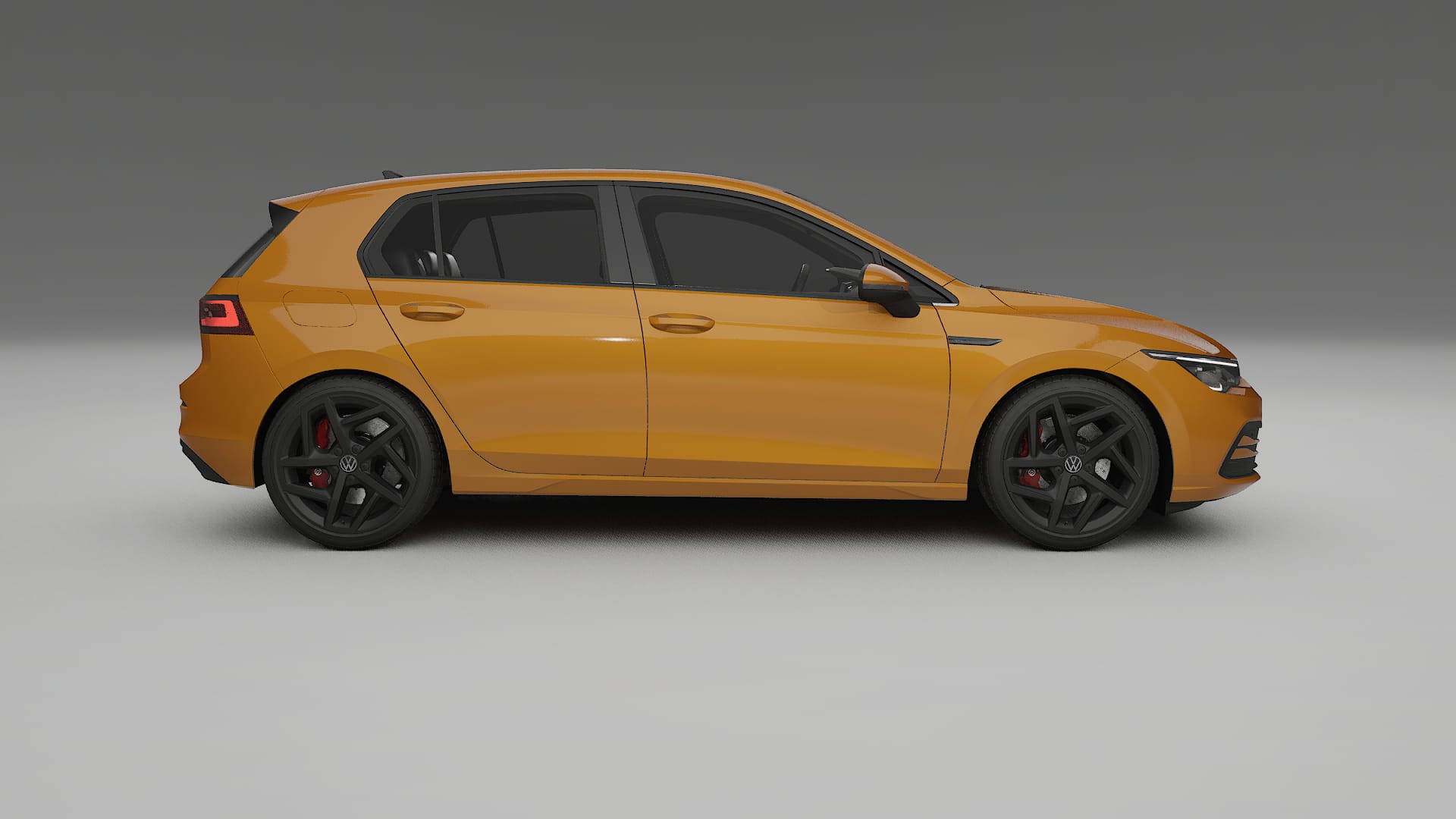 VW Golf Mk8 TPU Lackskyddsfilm | DAISY Färgskiftande PPF – Komplett Förskuret Kit