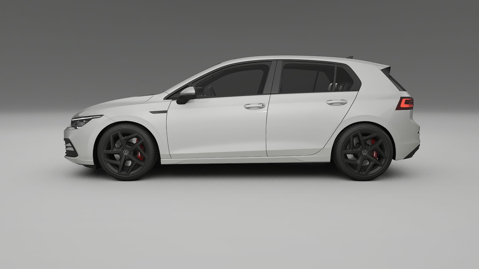 VW Golf Mk8 TPU Lackskyddsfilm | PEARL Färgskiftande PPF – Komplett Förskuret Kit