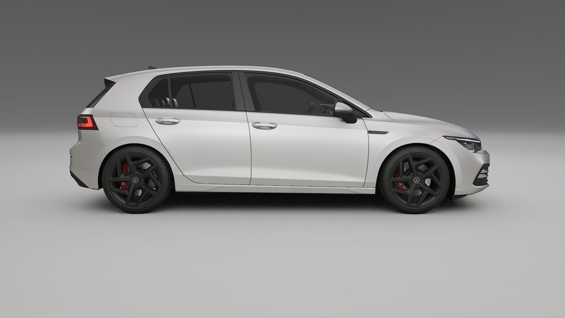 VW Golf Mk8 TPU Lackskyddsfilm | NEBULA Färgskiftande PPF – Komplett Förskuret Kit