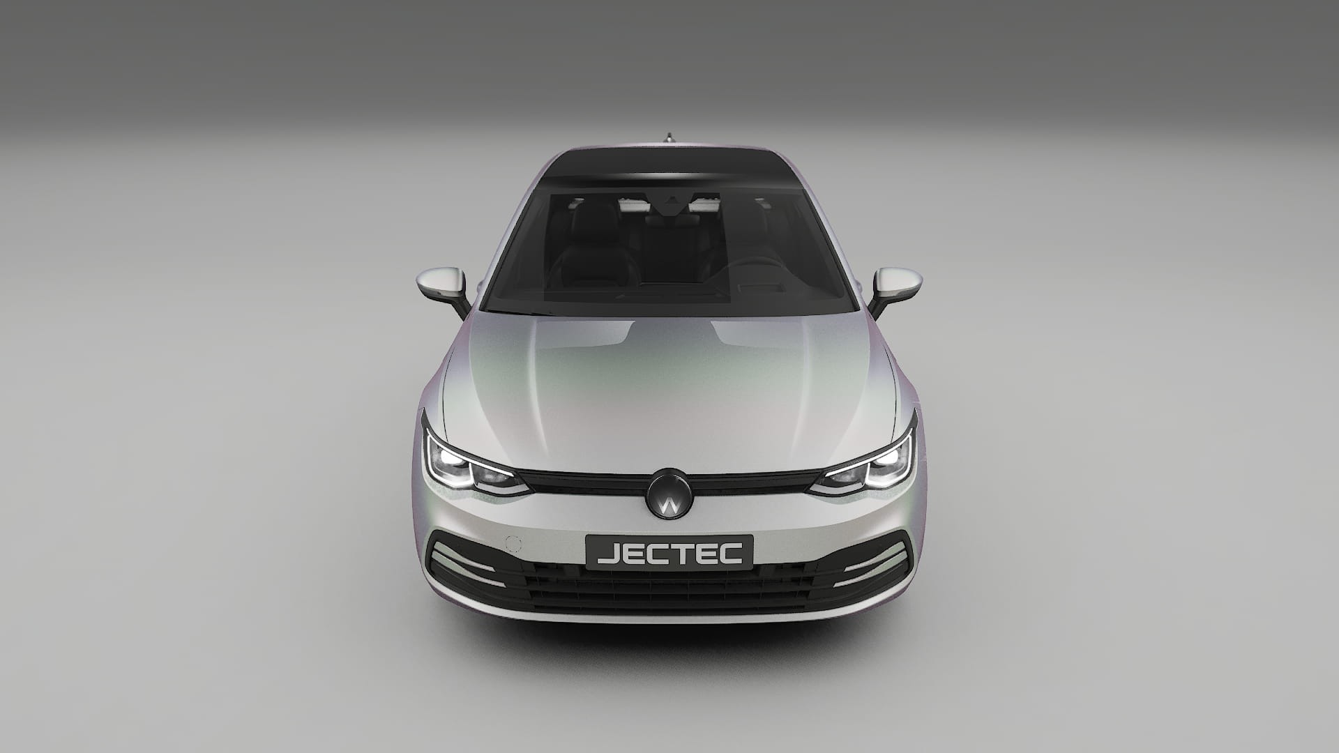 VW Golf Mk8 TPU Lackskyddsfilm | NEBULA Färgskiftande PPF – Komplett Förskuret Kit