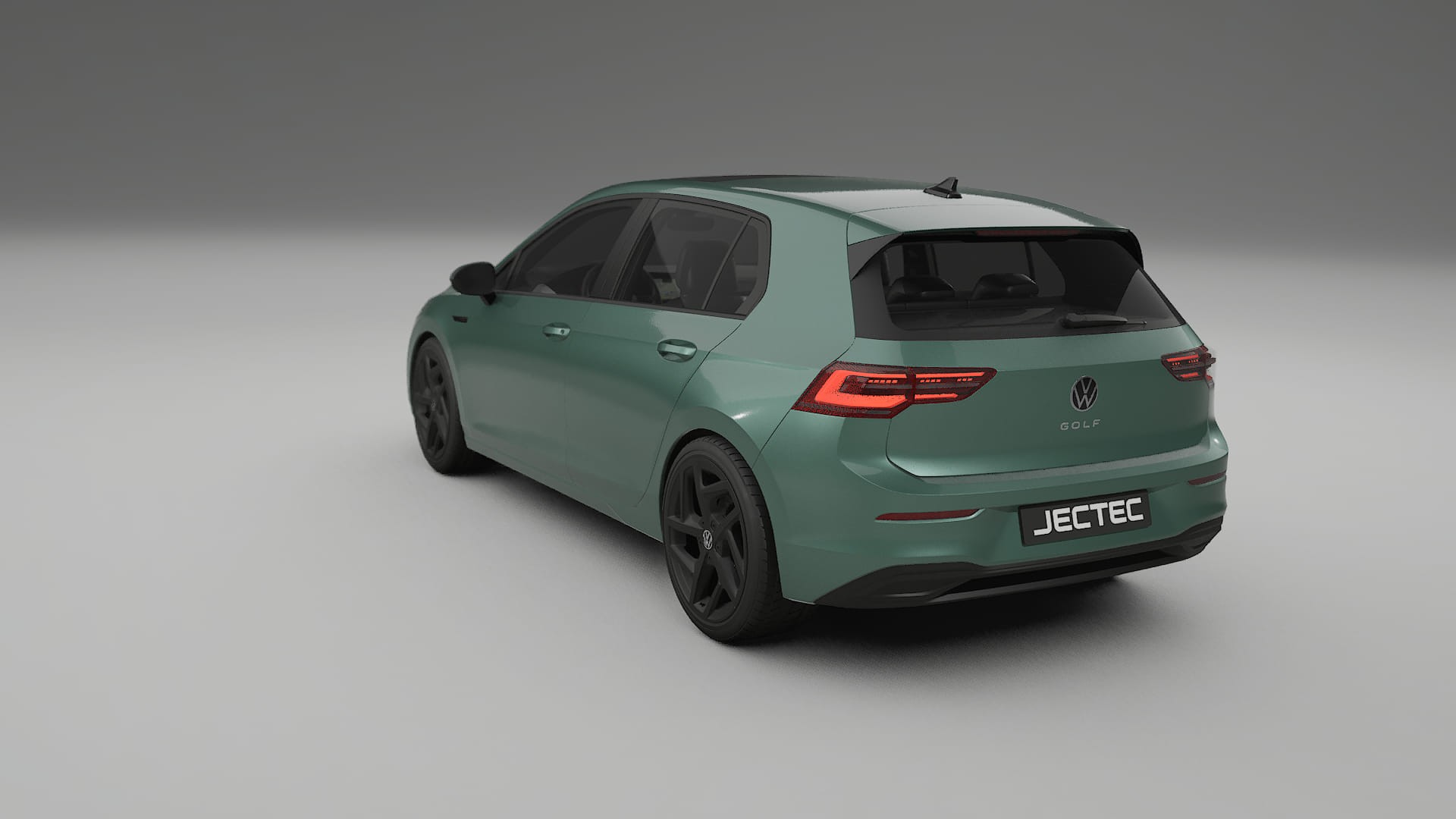 VW Golf Mk8 TPU Lackskyddsfilm | EVERGREEN Färgskiftande PPF – Komplett Förskuret Kit