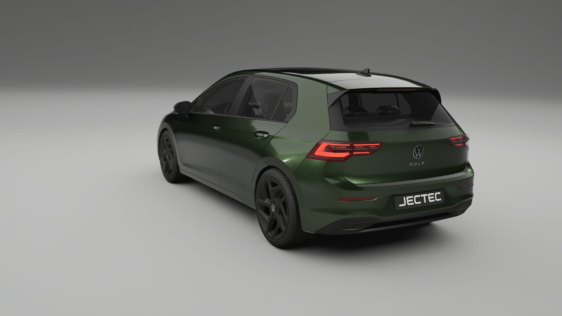 VW Golf Mk8 TPU Lackskyddsfilm | LAGOON Färgskiftande PPF – Komplett Förskuret Kit