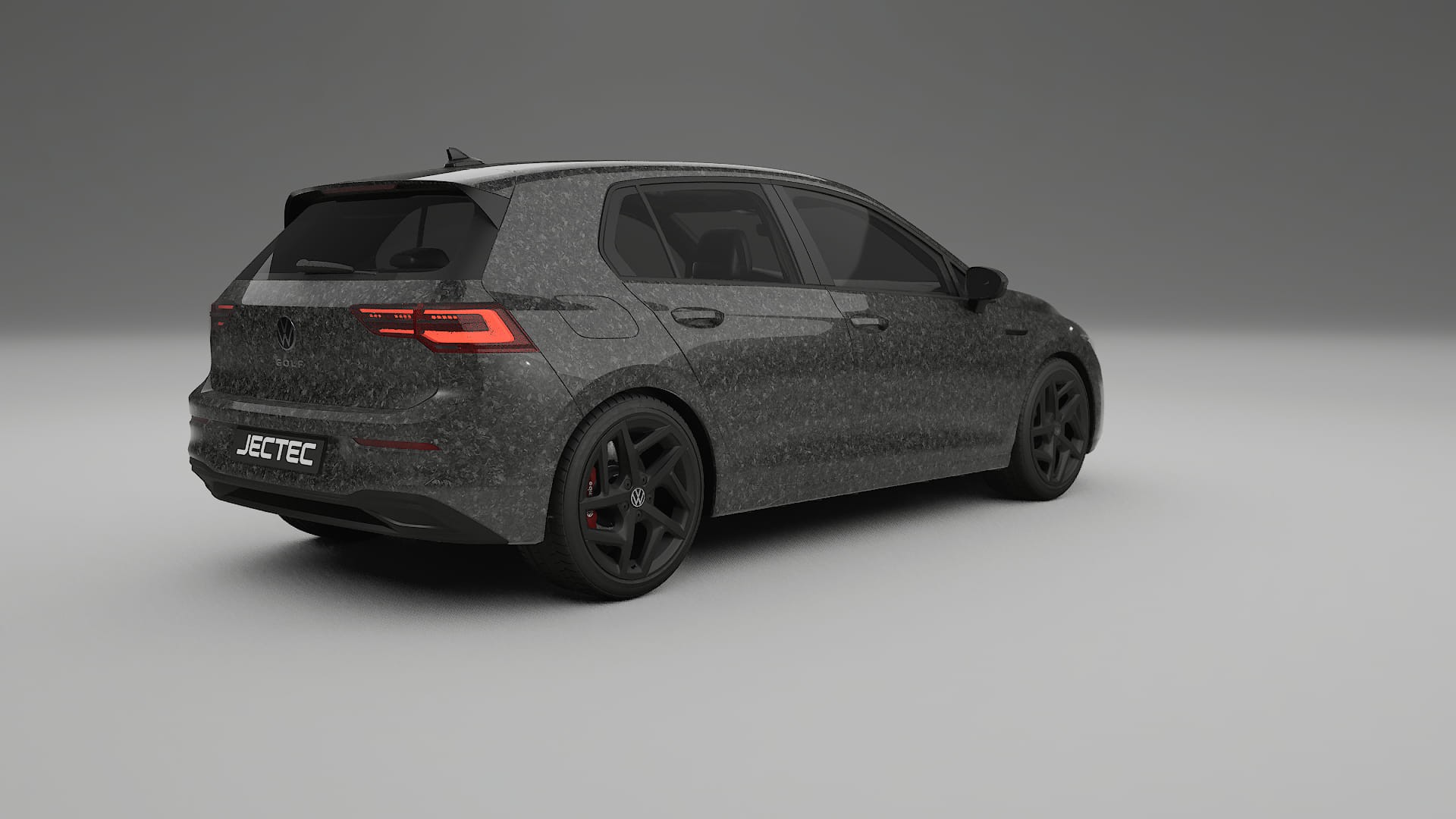 VW Golf Mk8 TPU Lackskyddsfilm | FORGED S Färgskiftande PPF – Komplett Förskuret Kit