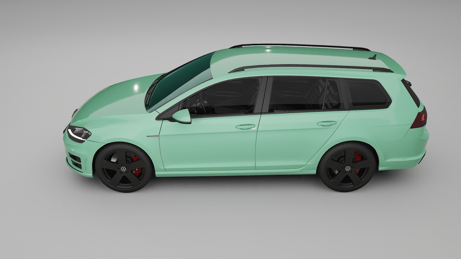 VW Golf Variant Mk7 TPU Lackskyddsfilm | DUSTY Färgskiftande PPF – Komplett Förskuret Kit