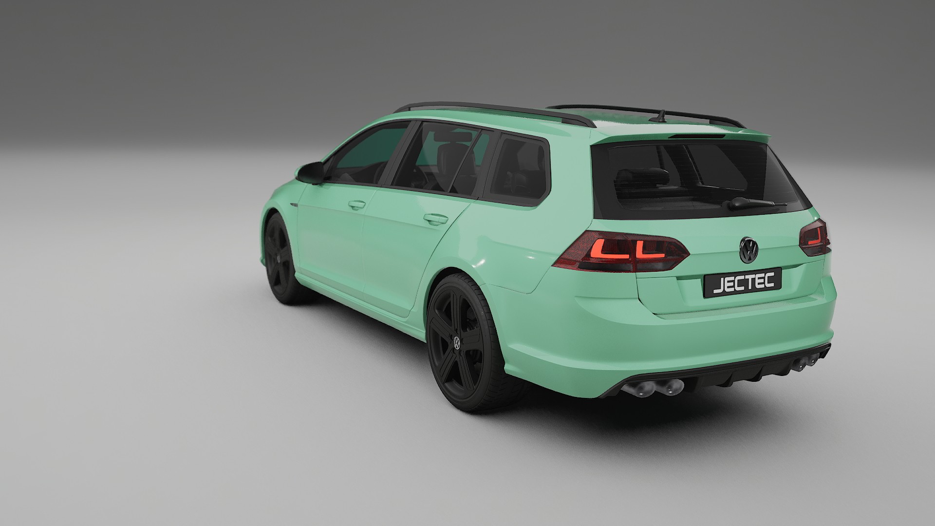 VW Golf Variant Mk7 TPU Lackskyddsfilm | DUSTY Färgskiftande PPF – Komplett Förskuret Kit
