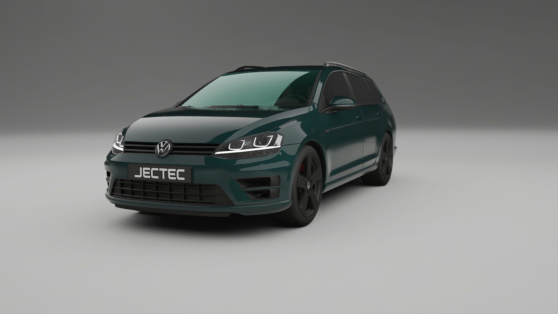 VW Golf Variant Mk7 TPU Lackskyddsfilm | INFERNO Färgskiftande PPF – Komplett Förskuret Kit