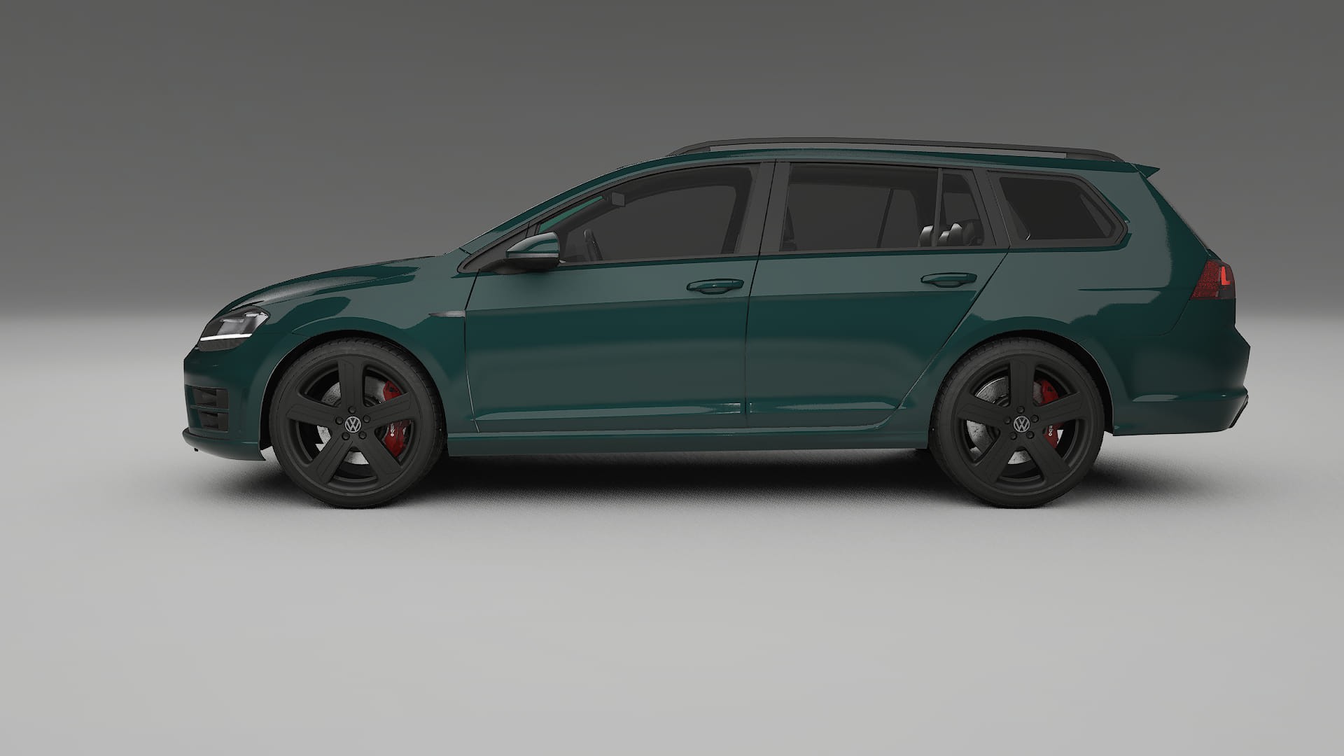 VW Golf Variant Mk7 TPU Lackskyddsfilm | INFERNO Färgskiftande PPF – Komplett Förskuret Kit
