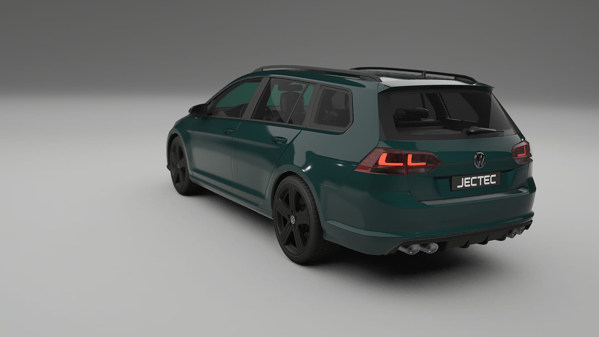 VW Golf Variant Mk7 TPU Lackskyddsfilm | INFERNO Färgskiftande PPF – Komplett Förskuret Kit