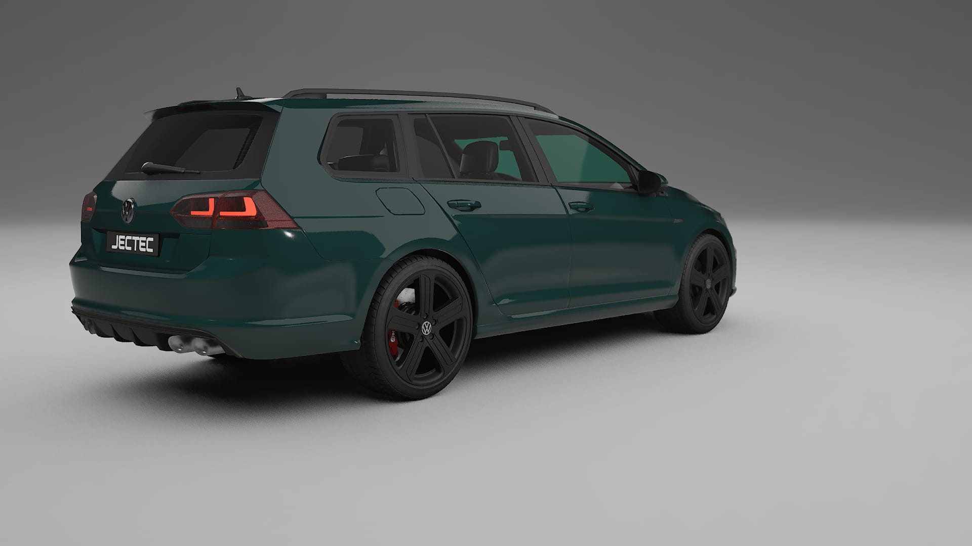VW Golf Variant Mk7 TPU Lackskyddsfilm | INFERNO Färgskiftande PPF – Komplett Förskuret Kit