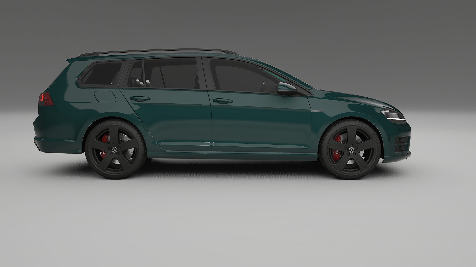 VW Golf Variant Mk7 TPU Lackskyddsfilm | INFERNO Färgskiftande PPF – Komplett Förskuret Kit