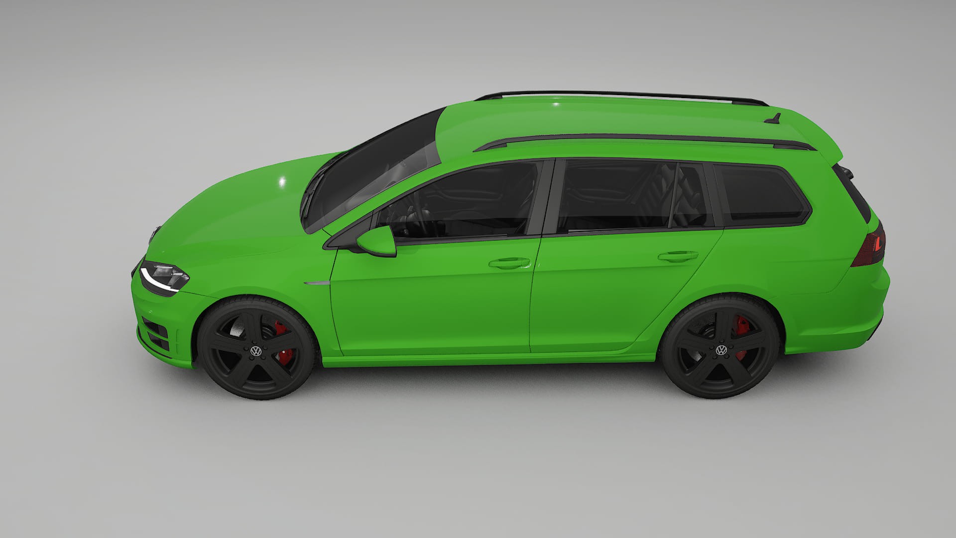 VW Golf Variant Mk7 TPU Lackskyddsfilm | VENOM Färgskiftande PPF – Komplett Förskuret Kit