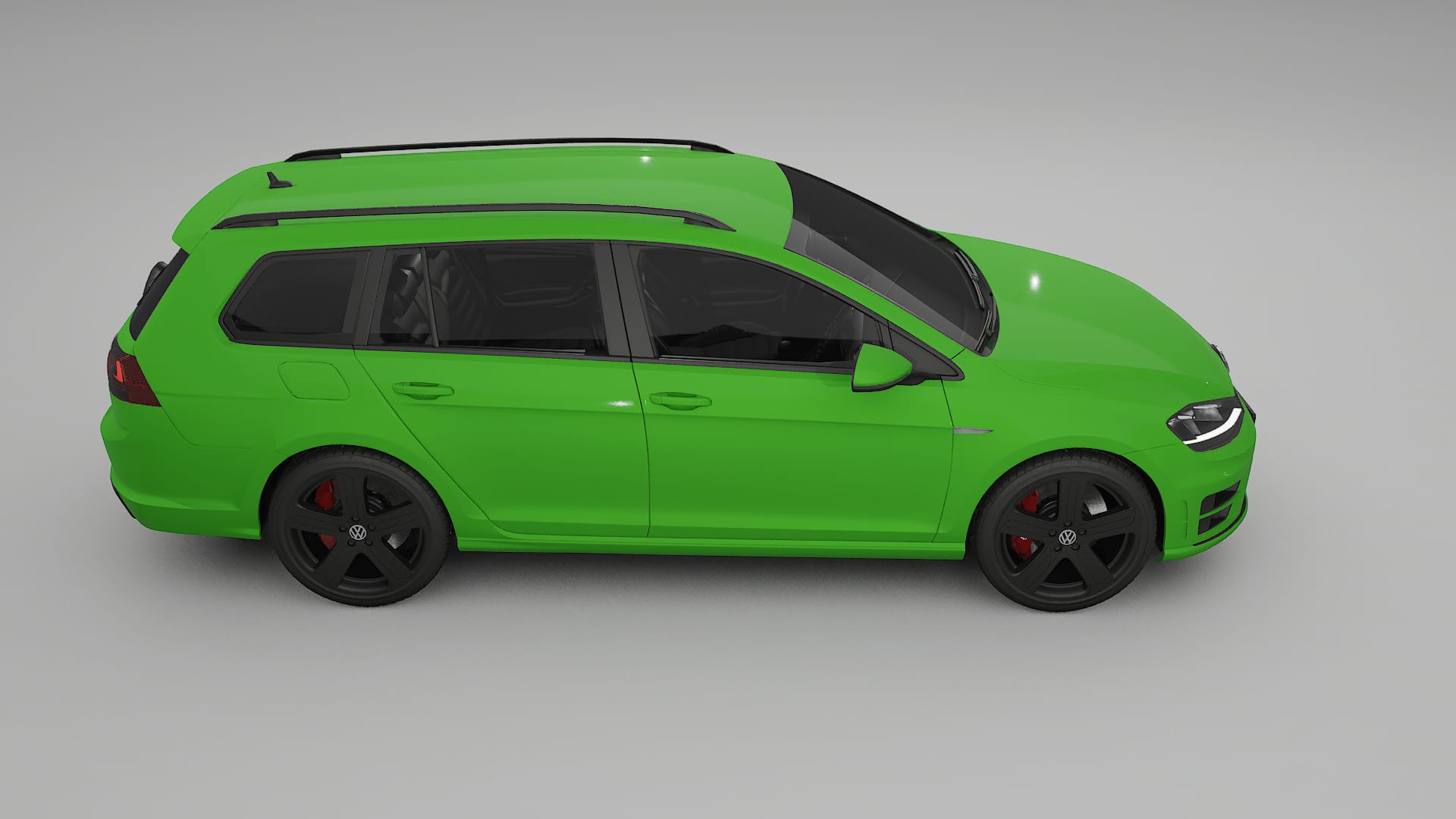 VW Golf Variant Mk7 TPU Lackskyddsfilm | VENOM Färgskiftande PPF – Komplett Förskuret Kit