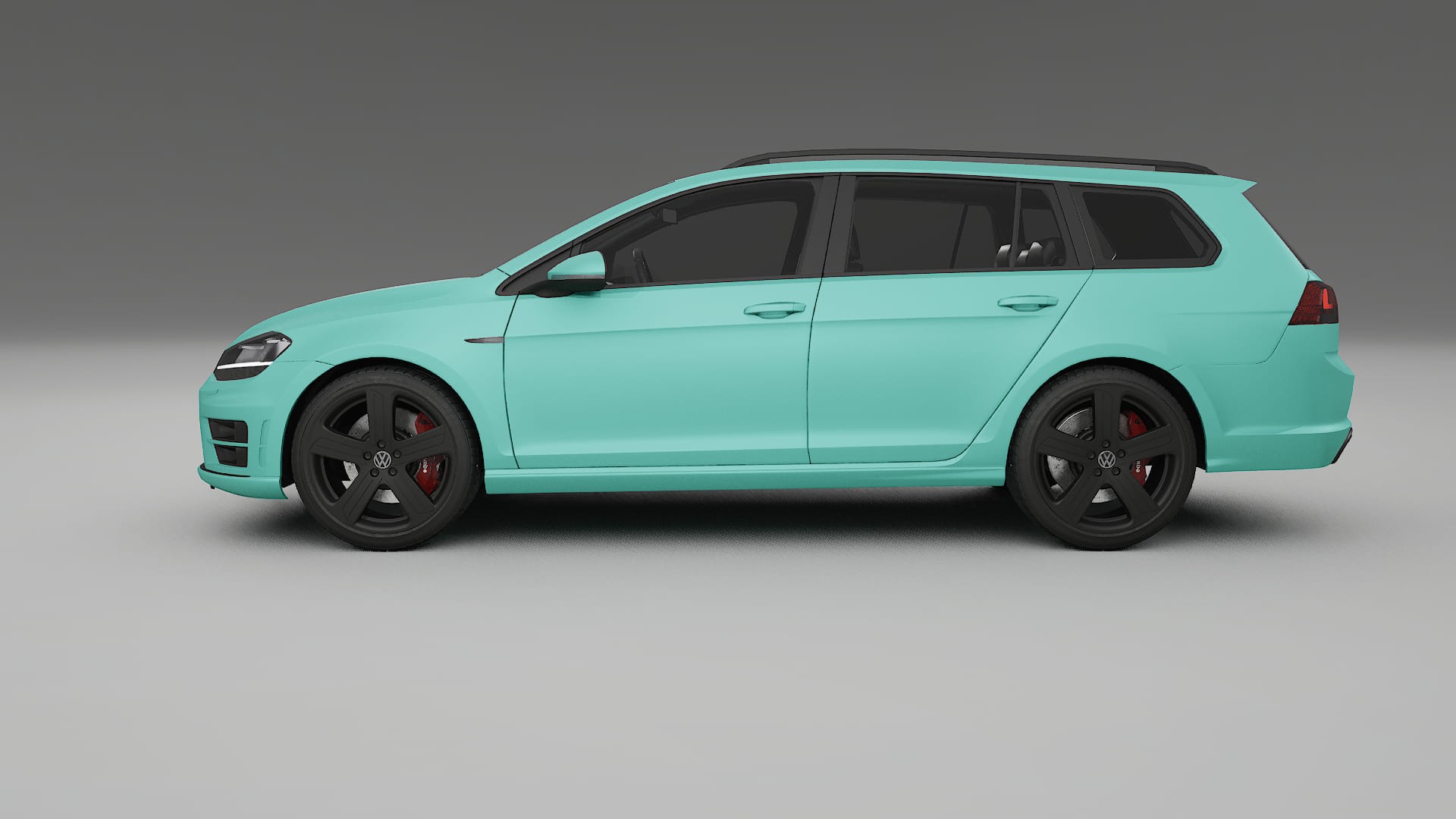 VW Golf Variant Mk7 TPU Lackskyddsfilm | FROST Färgskiftande PPF – Komplett Förskuret Kit