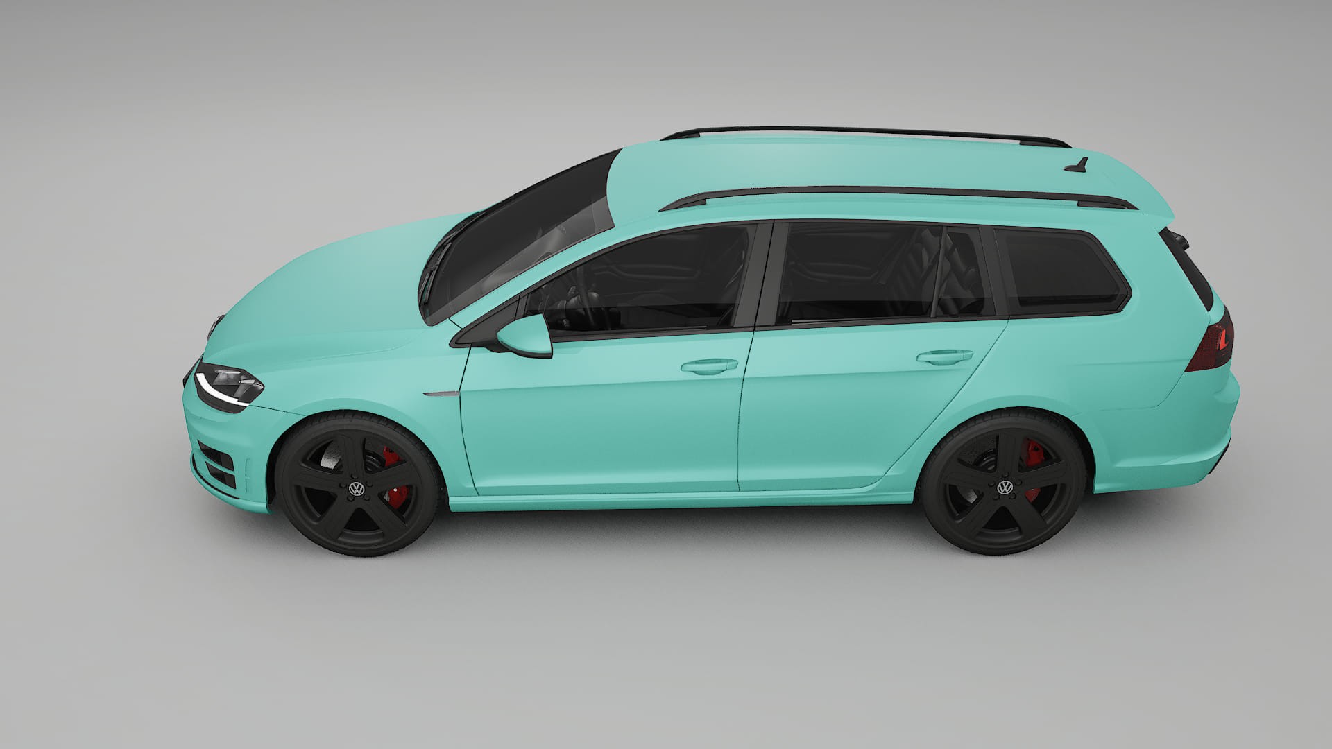VW Golf Variant Mk7 TPU Lackskyddsfilm | FROST Färgskiftande PPF – Komplett Förskuret Kit