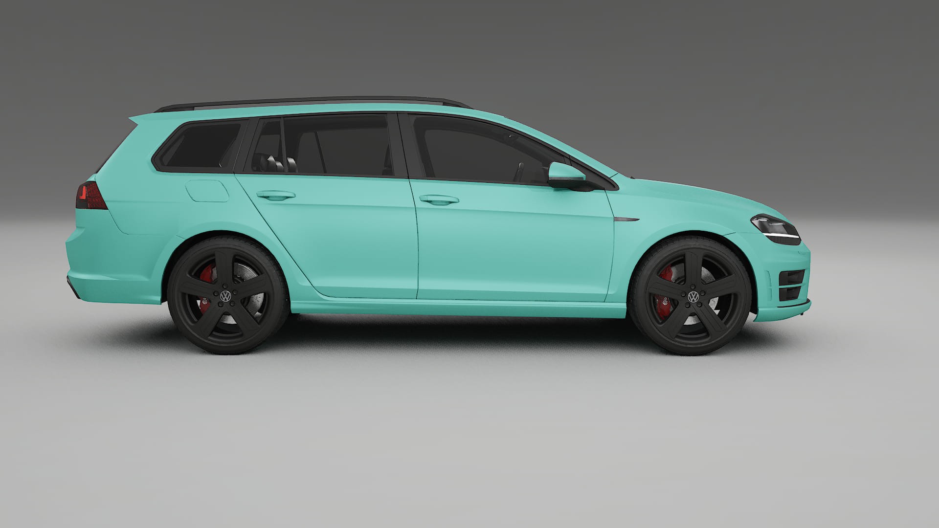 VW Golf Variant Mk7 TPU Lackskyddsfilm | FROST Färgskiftande PPF – Komplett Förskuret Kit