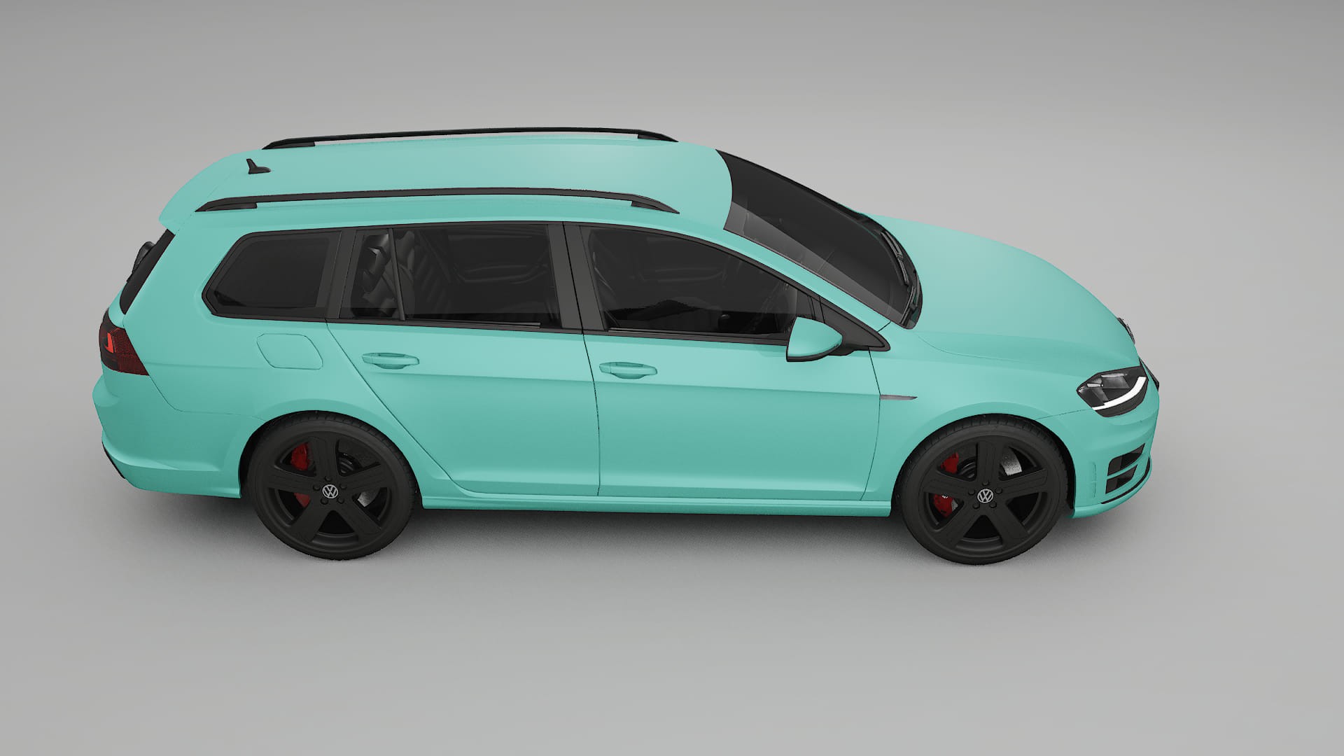 VW Golf Variant Mk7 TPU Lackskyddsfilm | FROST Färgskiftande PPF – Komplett Förskuret Kit