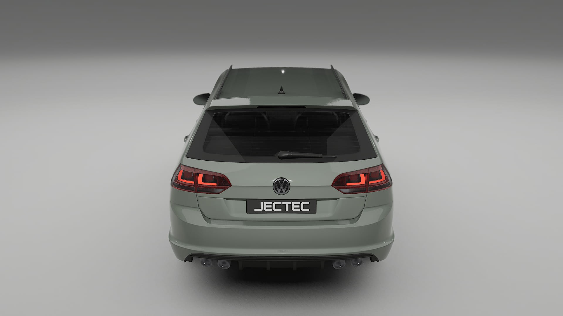 VW Golf Variant Mk7 TPU Lackskyddsfilm | SLATE Färgskiftande PPF – Komplett Förskuret Kit