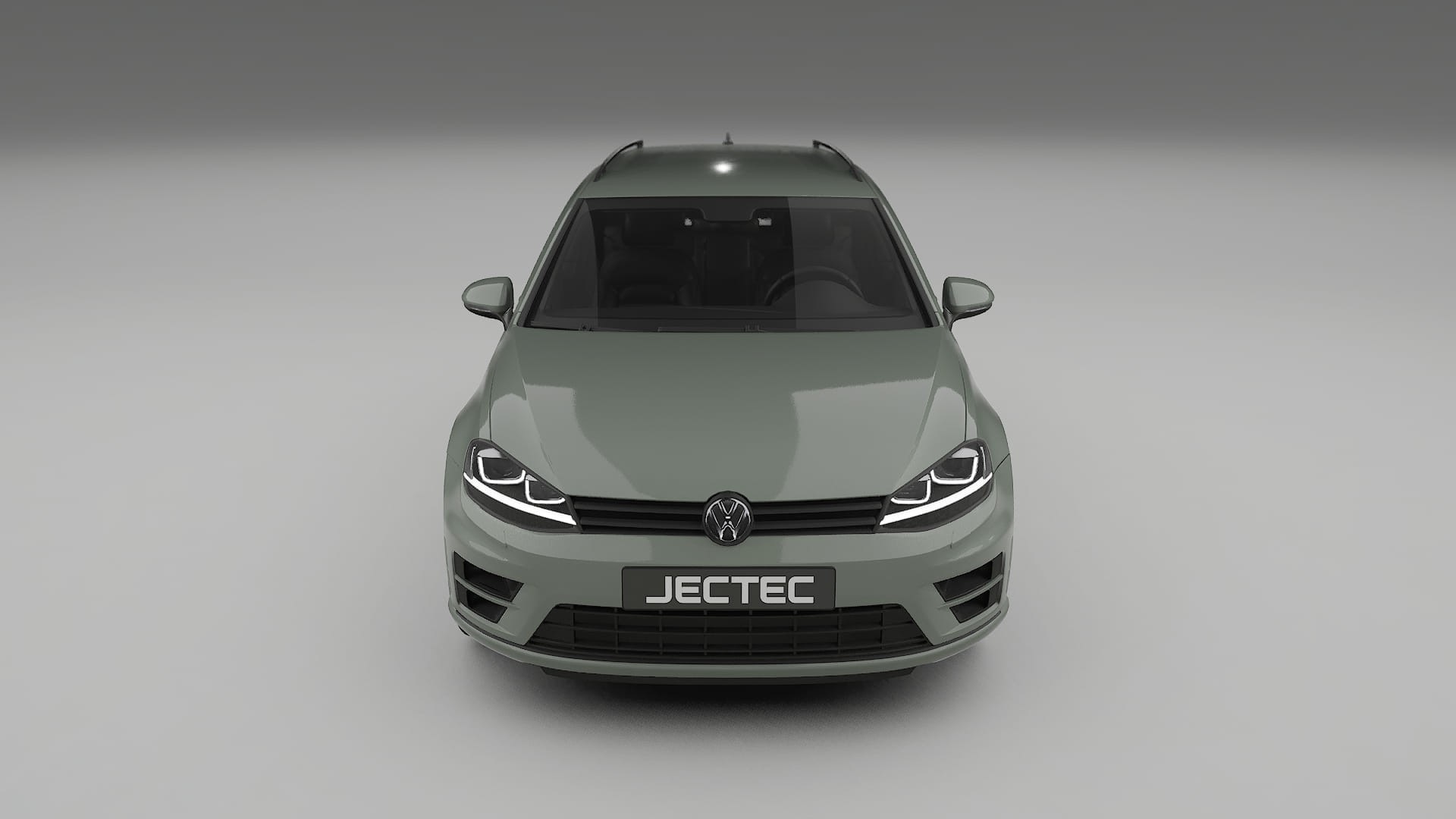 VW Golf Variant Mk7 TPU Lackskyddsfilm | SLATE Färgskiftande PPF – Komplett Förskuret Kit