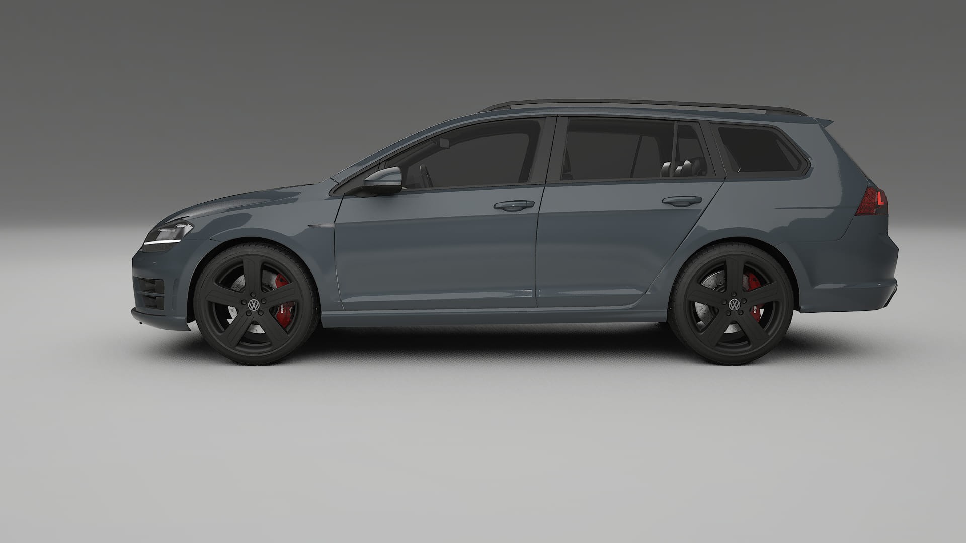 VW Golf Variant Mk7 TPU Lackskyddsfilm | GRANITE Färgskiftande PPF – Komplett Förskuret Kit